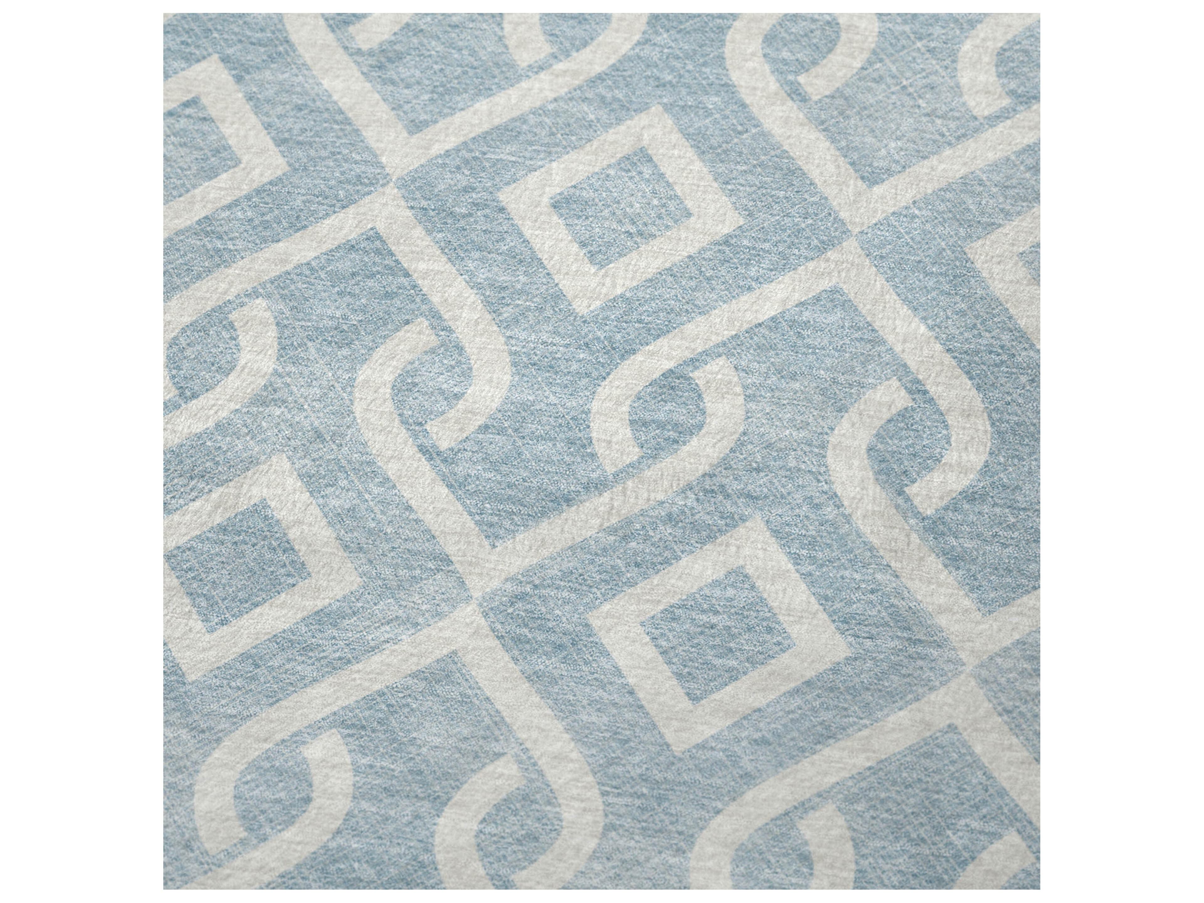 Dalyn Sherpa Blue Polyester Throw