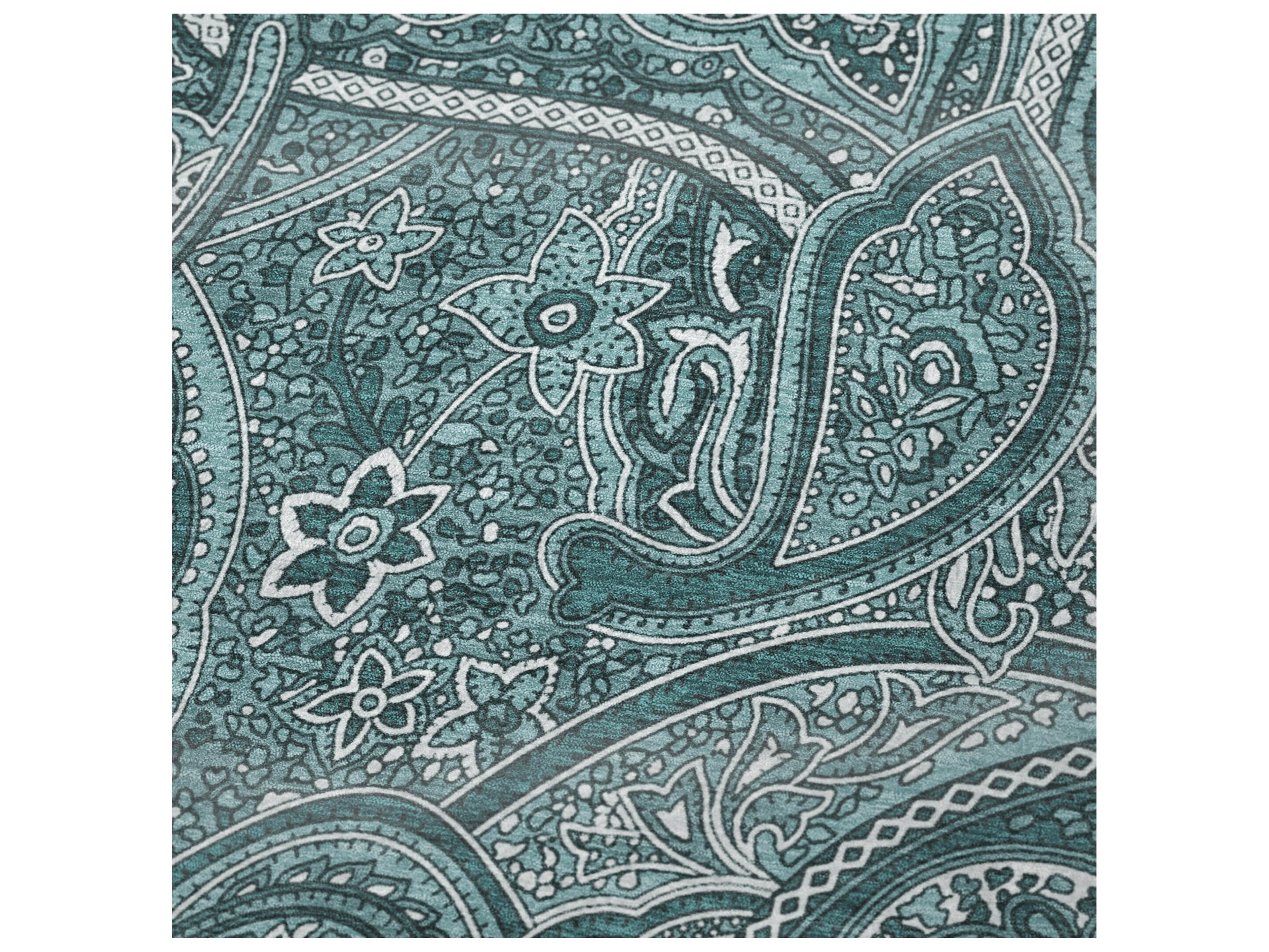 Dalyn Sherpa Teal Polyester Throw