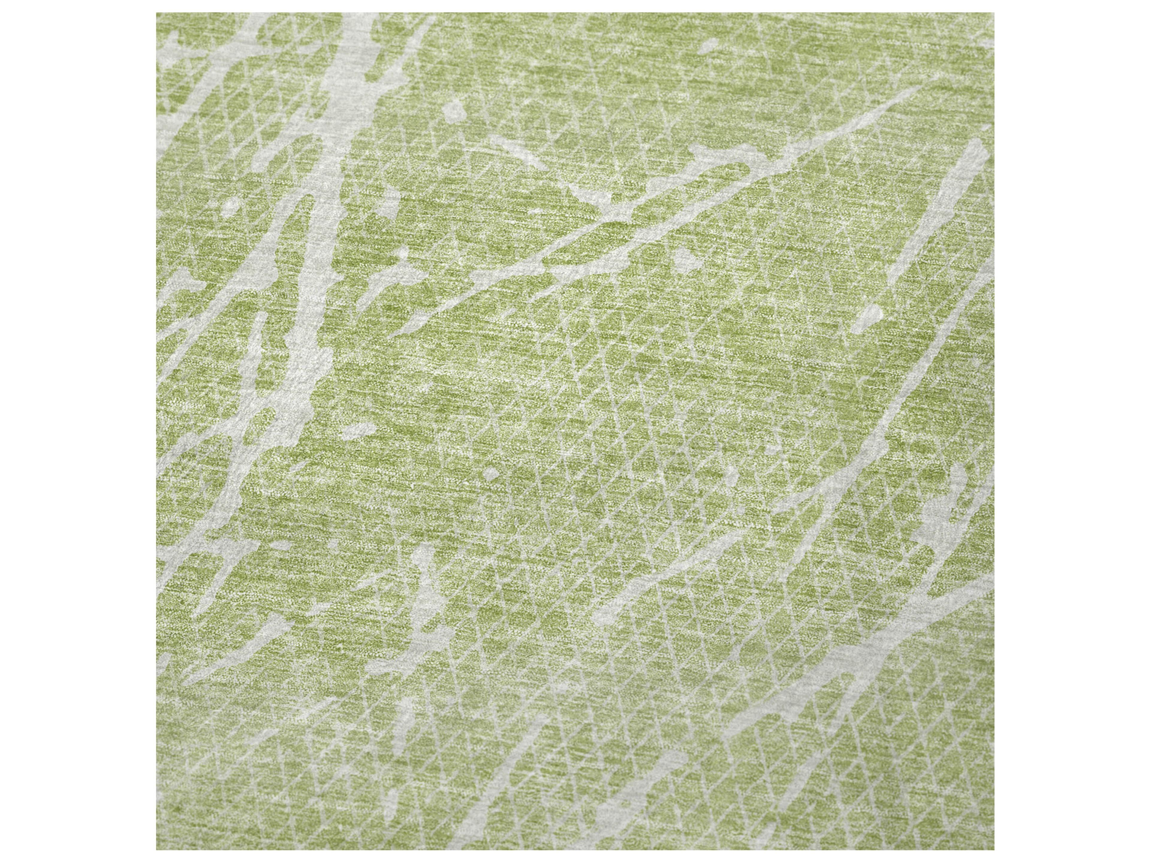 Dalyn Sherpa Green Polyester Throw