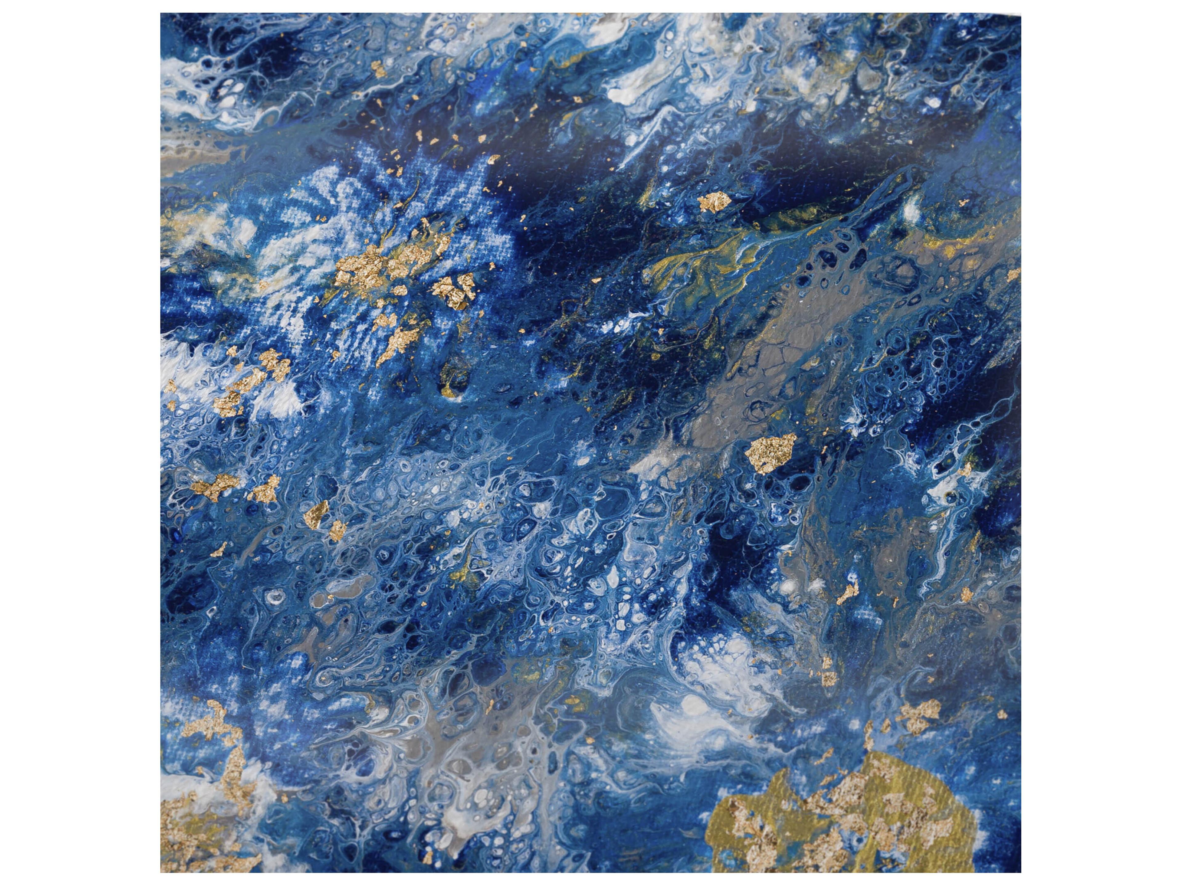 Dalyn Sherpa Blue Polyester Throw