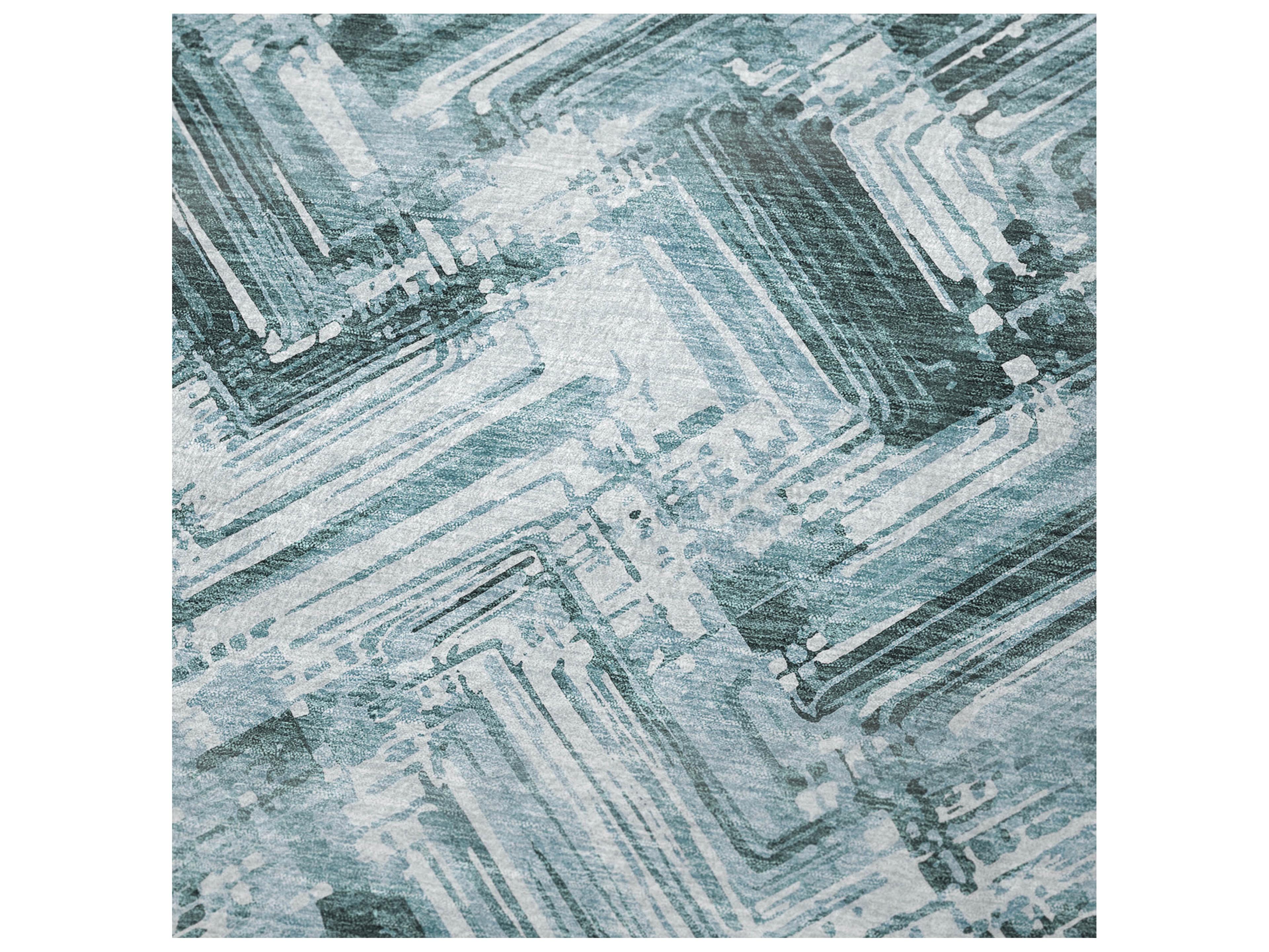 Dalyn Sherpa Teal Polyester Throw