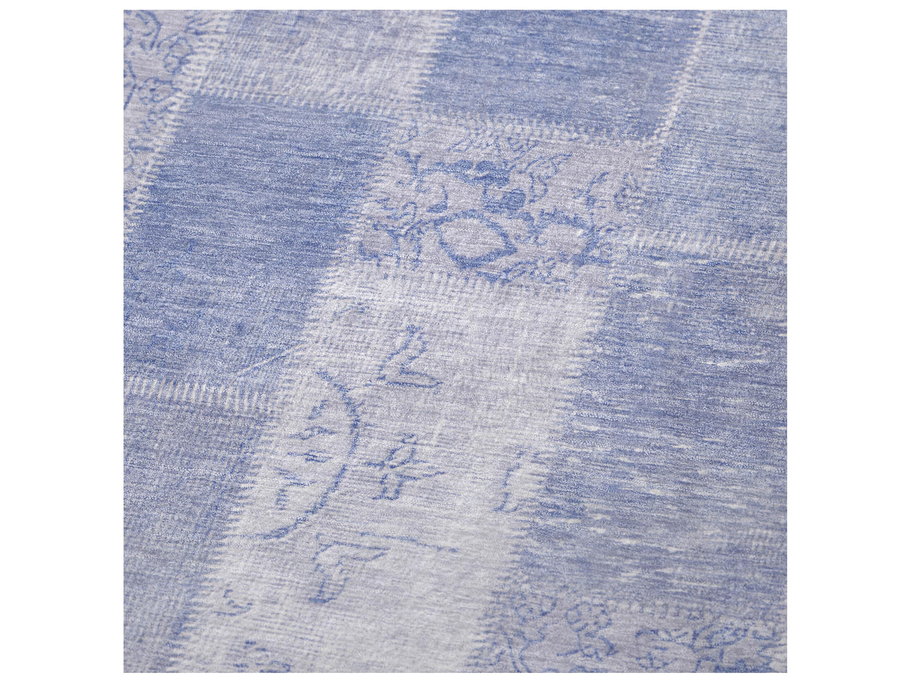 Dalyn Sherpa Blue Polyester Throw