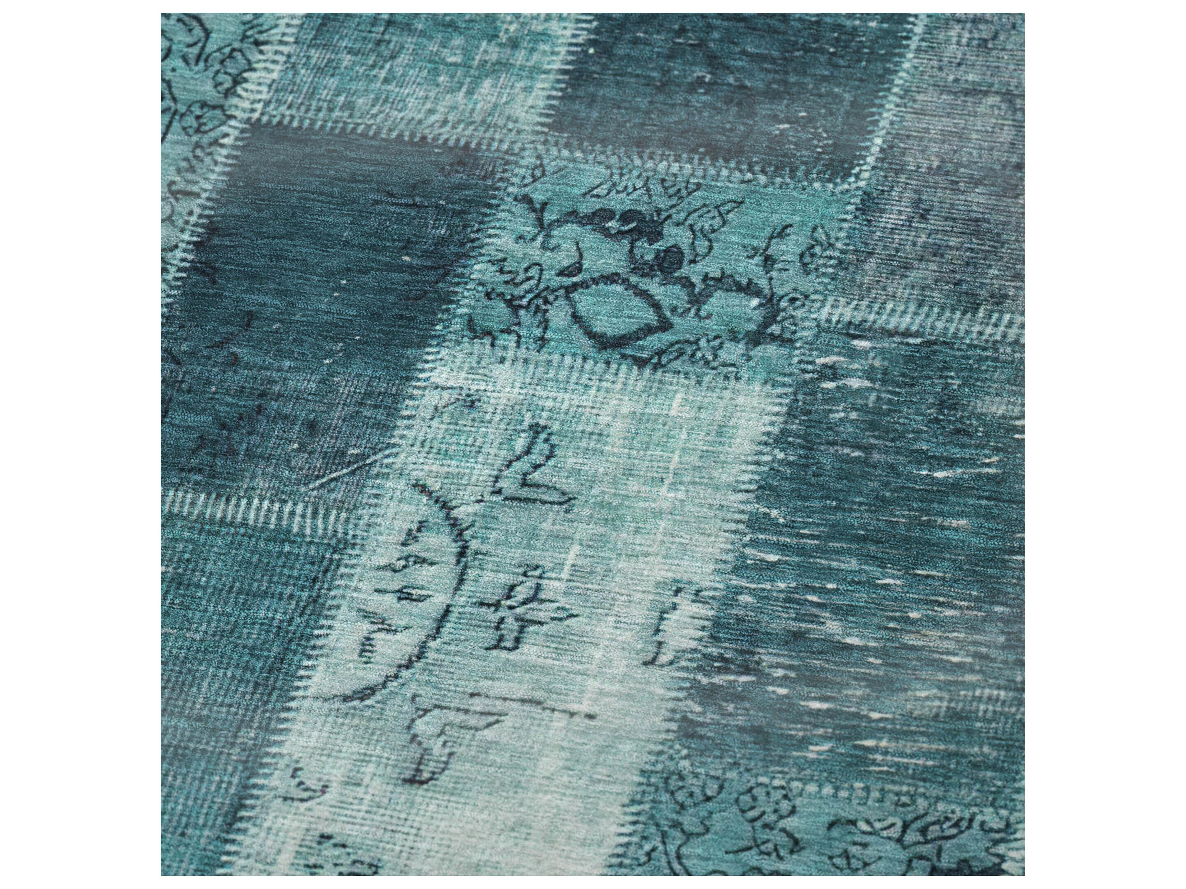 Dalyn Sherpa Teal Polyester Throw