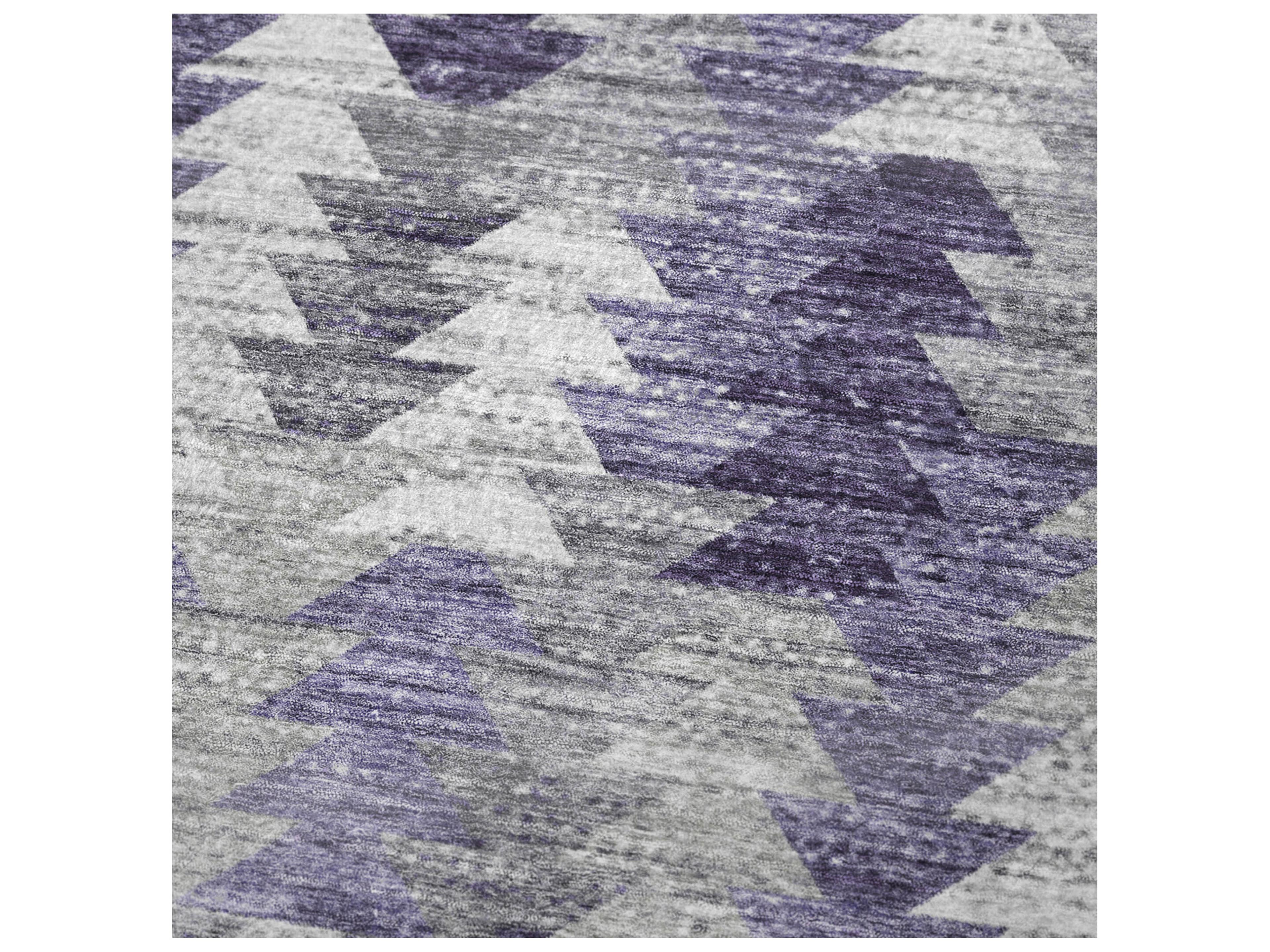 Dalyn Sherpa Purple Polyester Throw
