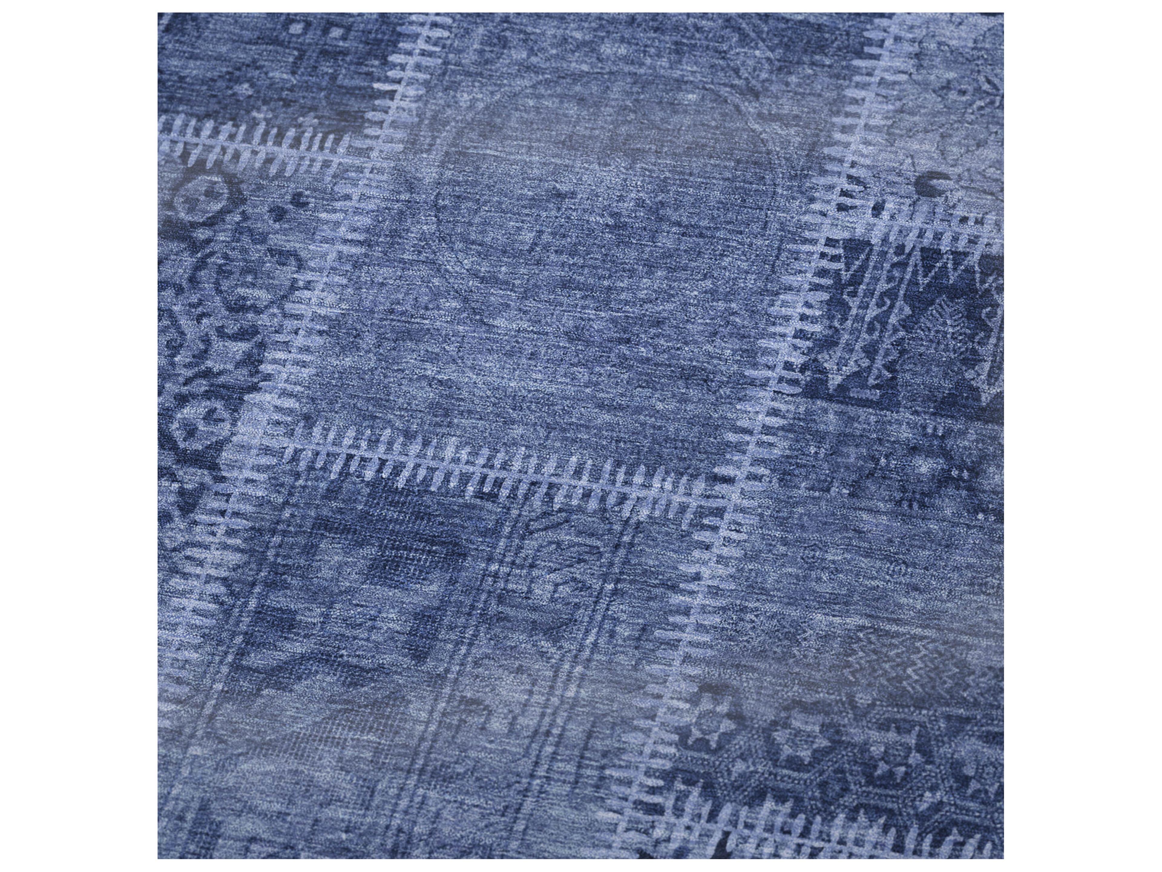 Dalyn Sherpa Blue Polyester Throw