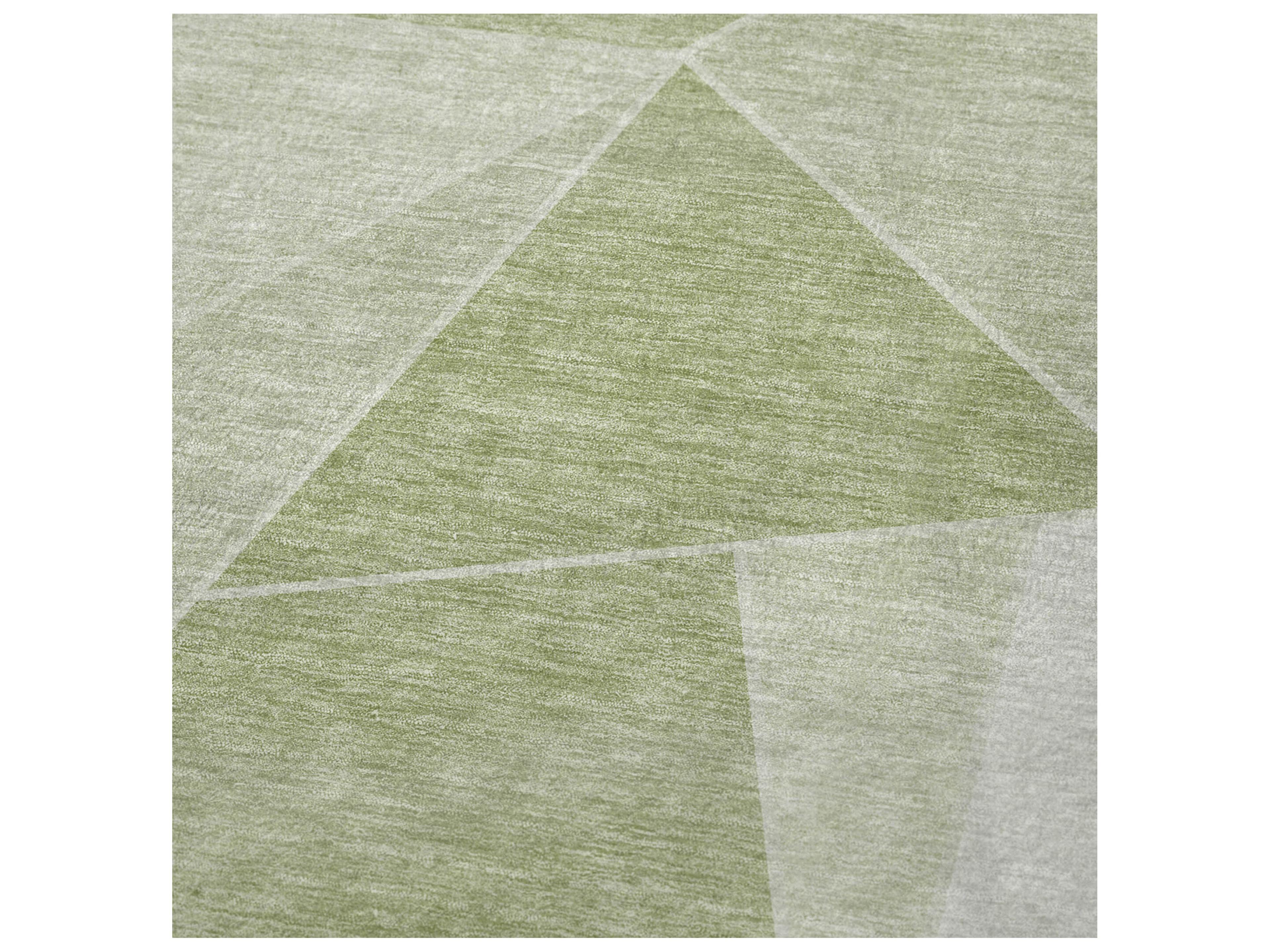 Dalyn Sherpa Green Polyester Throw