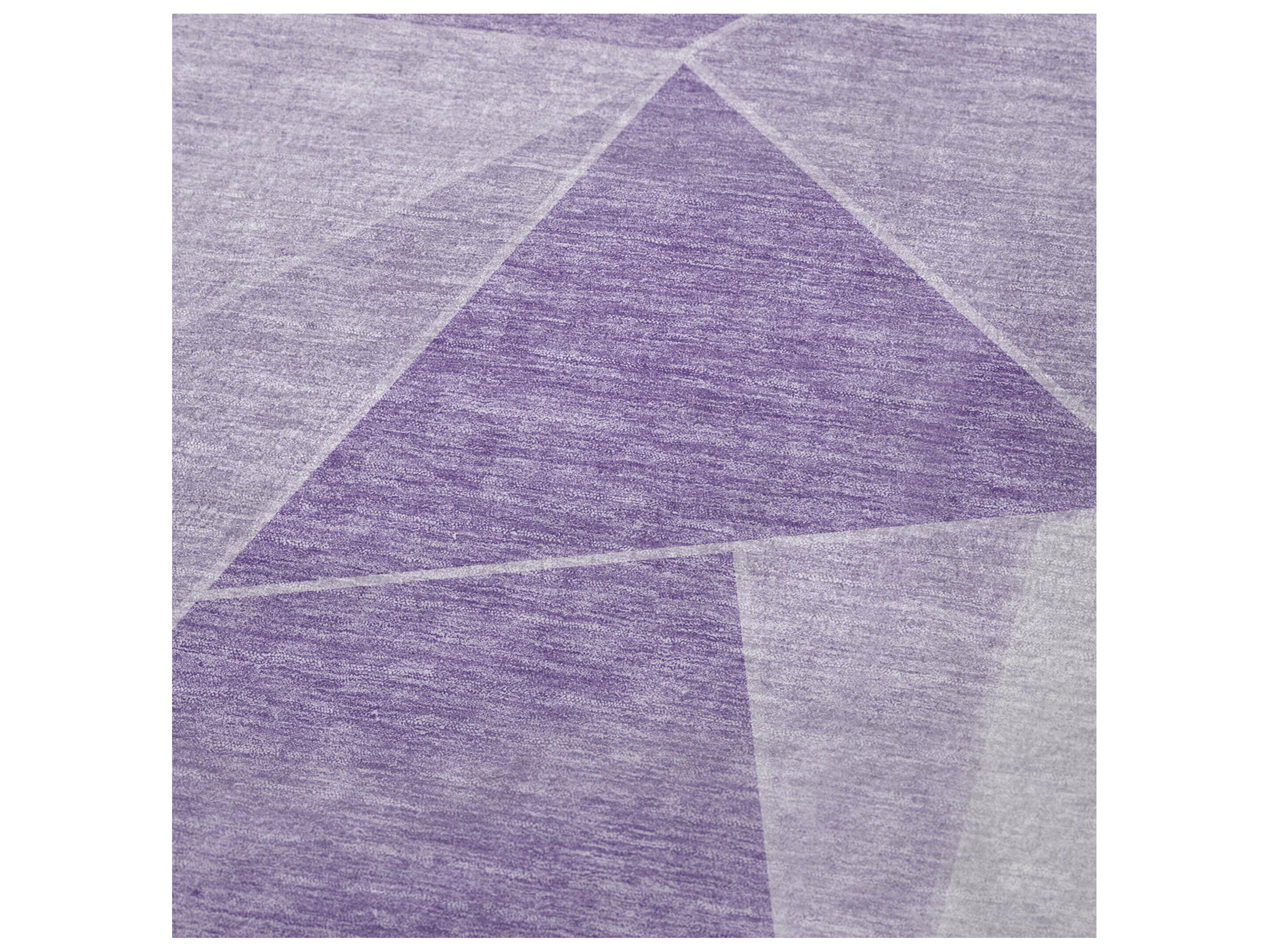 Dalyn Sherpa Purple Polyester Throw
