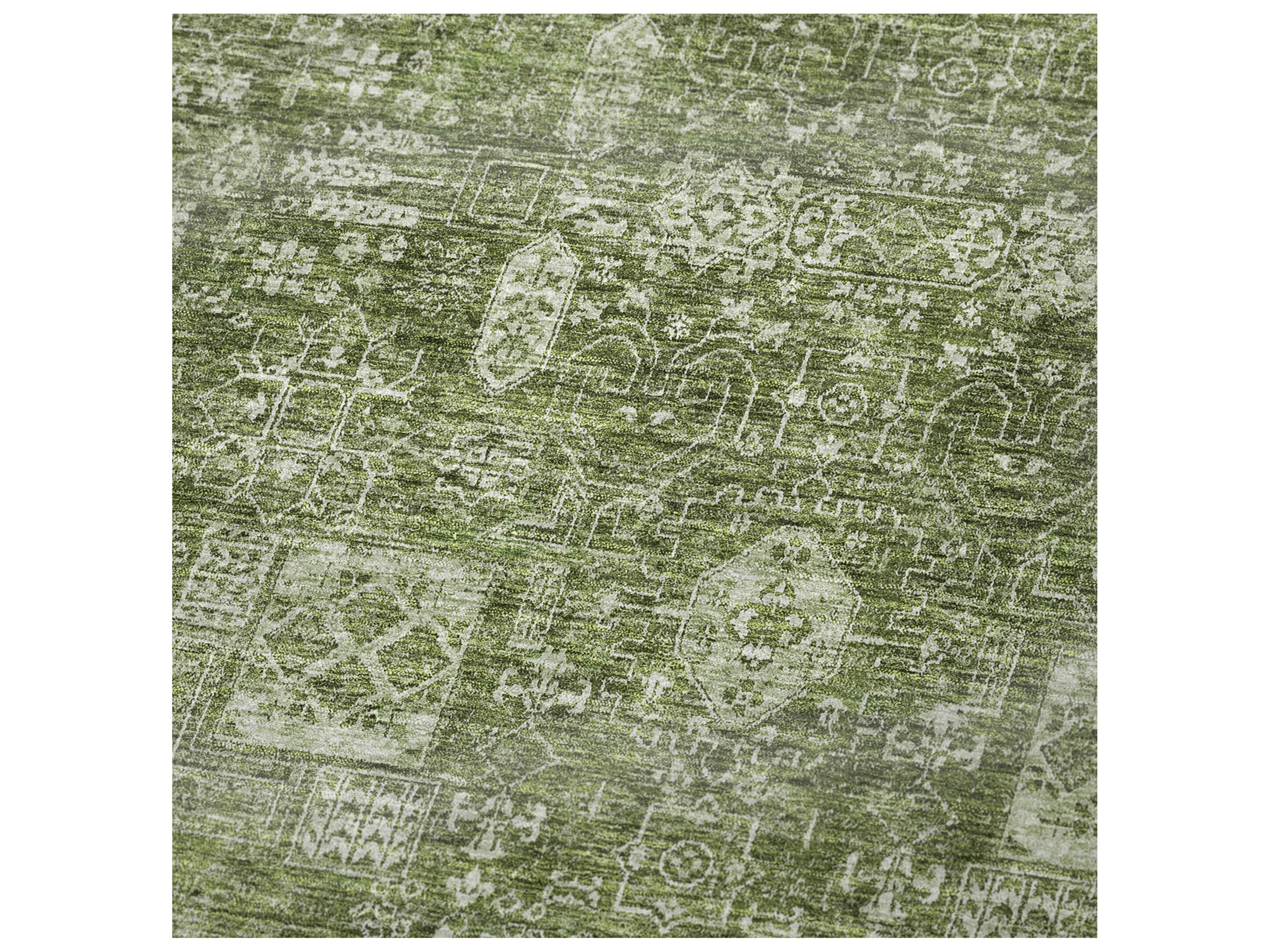 Dalyn Sherpa Green Polyester Throw