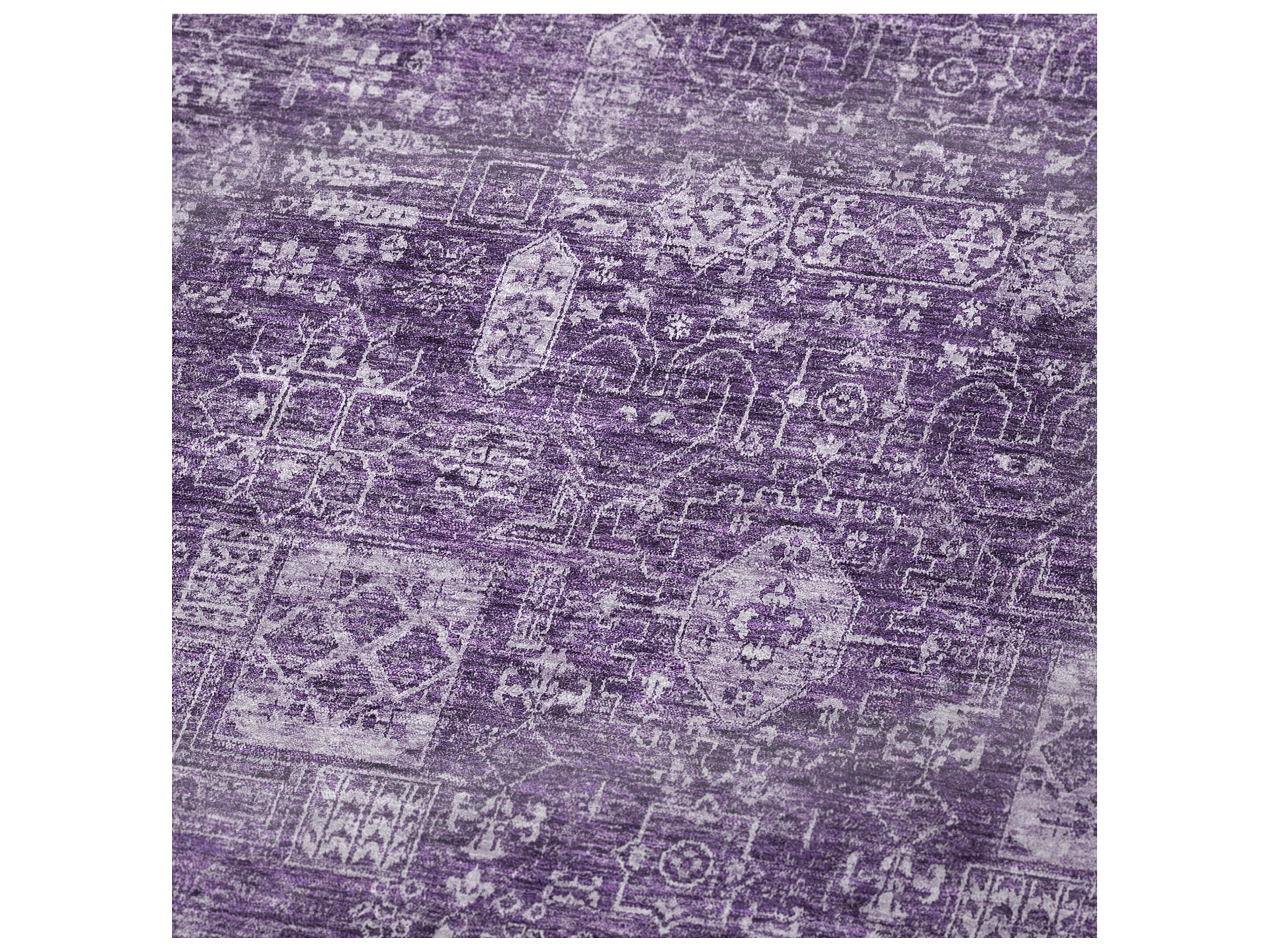 Dalyn Sherpa Purple Polyester Throw