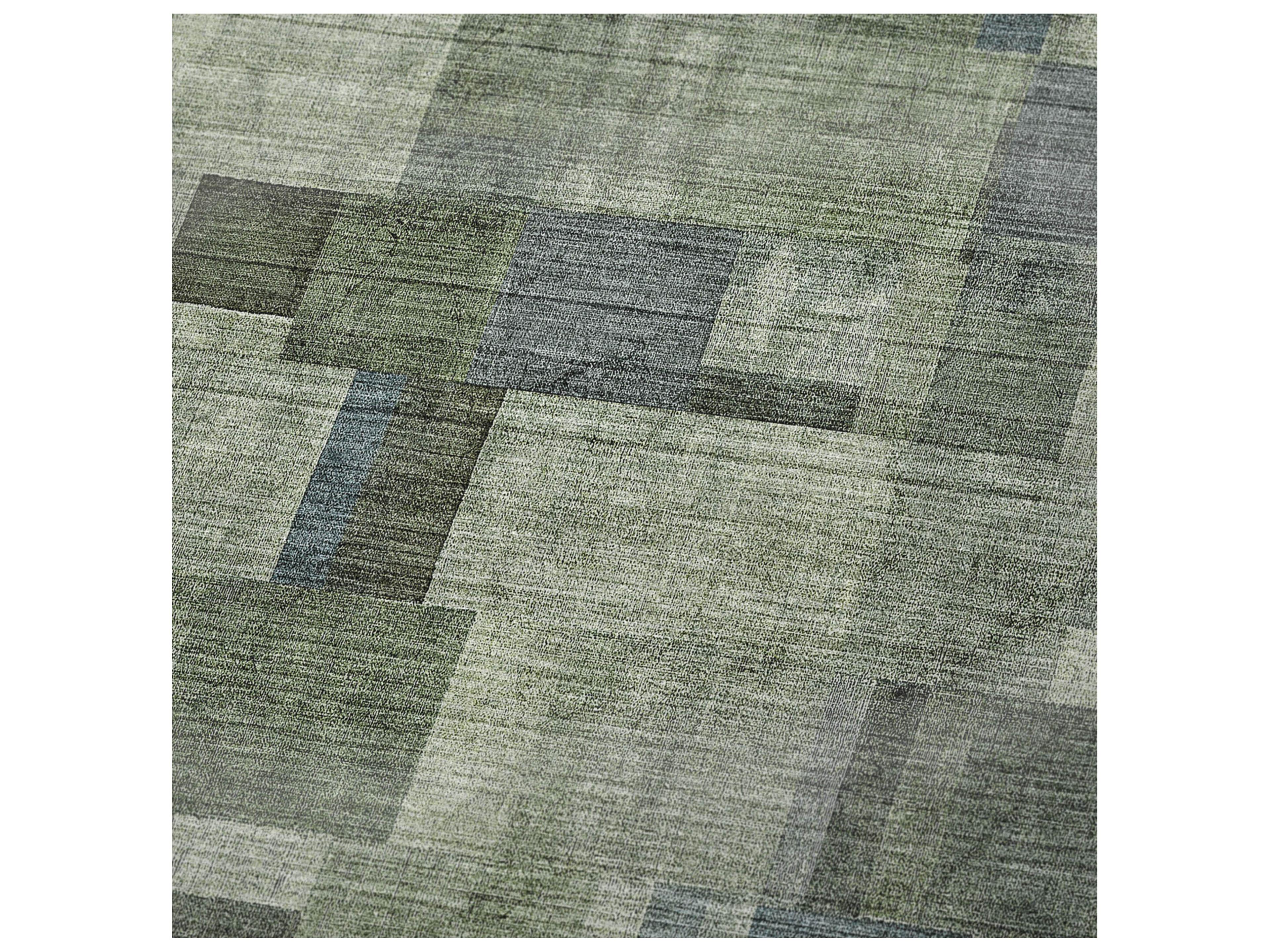 Dalyn Sherpa Green Polyester Throw