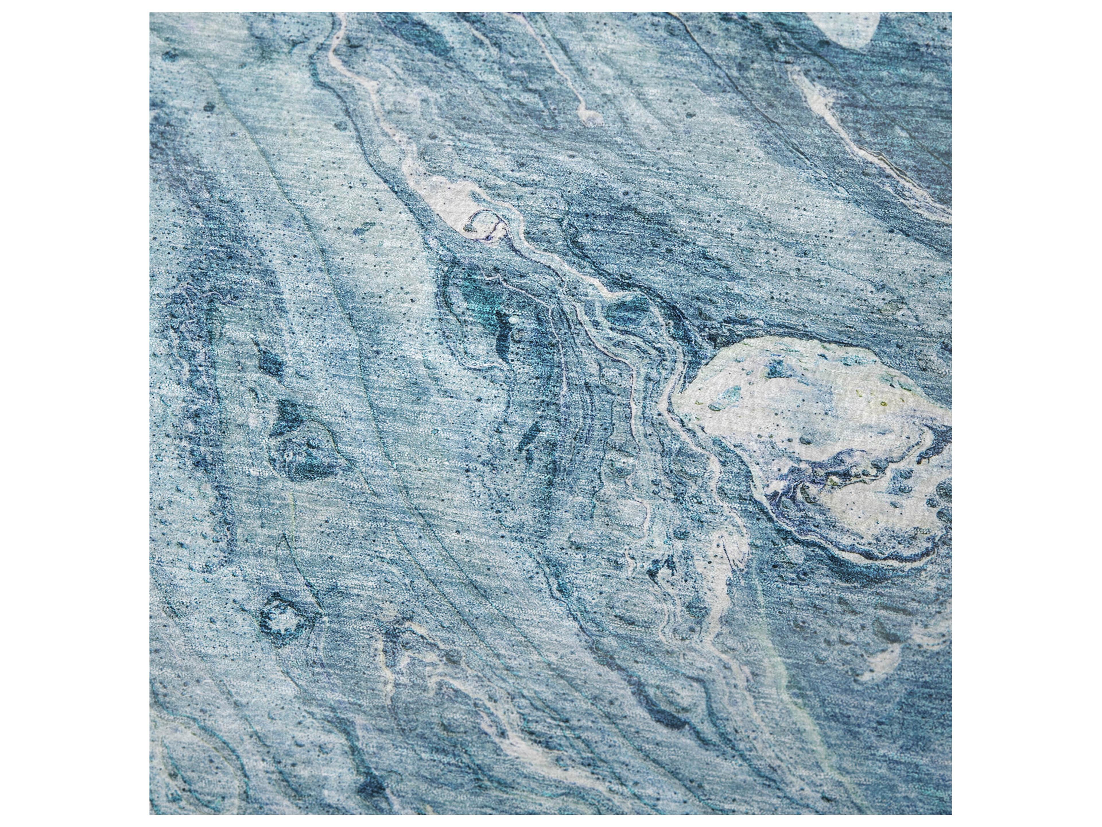 Dalyn Sherpa Blue Polyester Throw
