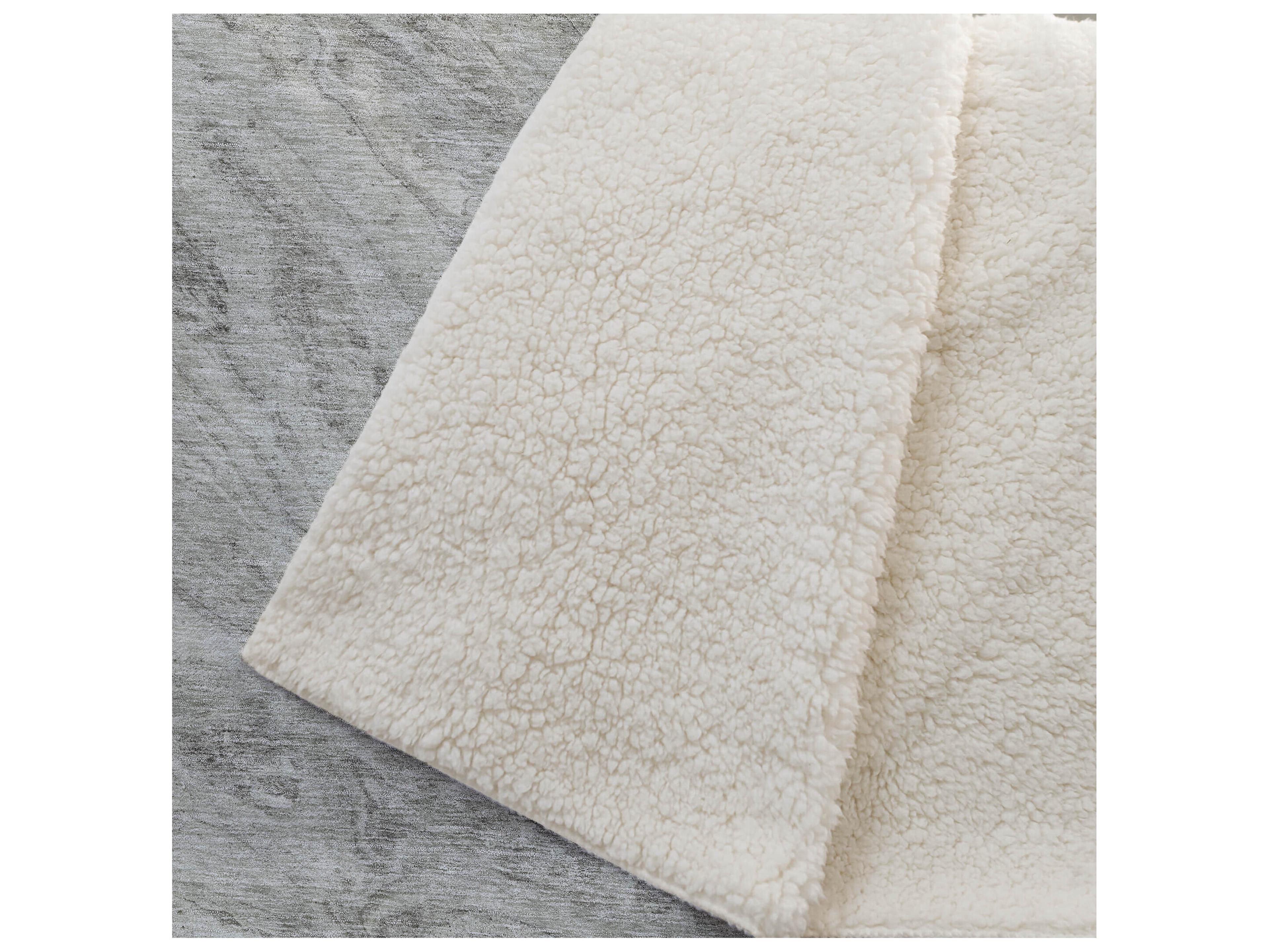 Dalyn Sherpa Brown Polyester Throw