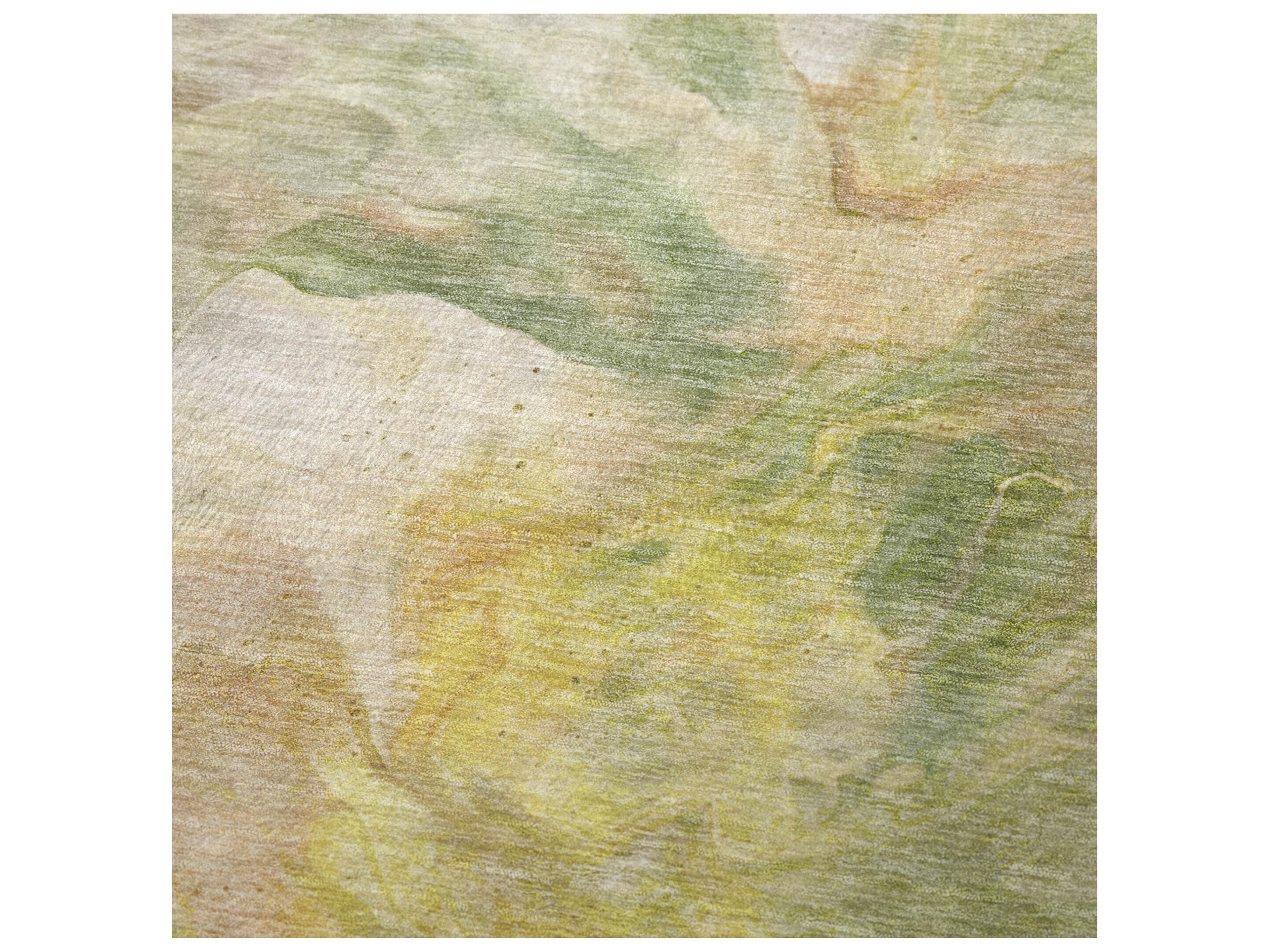 Dalyn Sherpa Green Polyester Throw