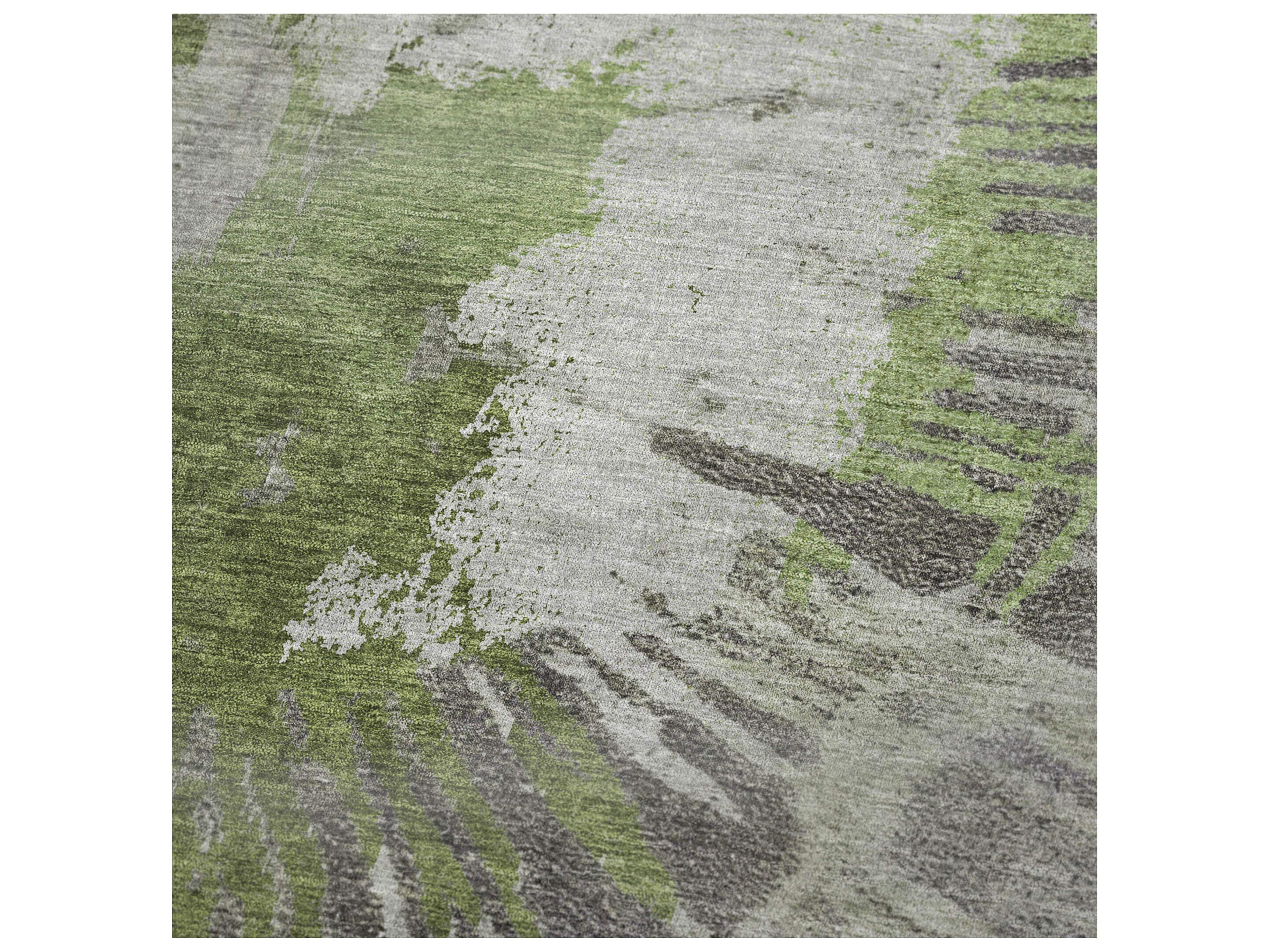 Dalyn Sherpa Green Polyester Throw