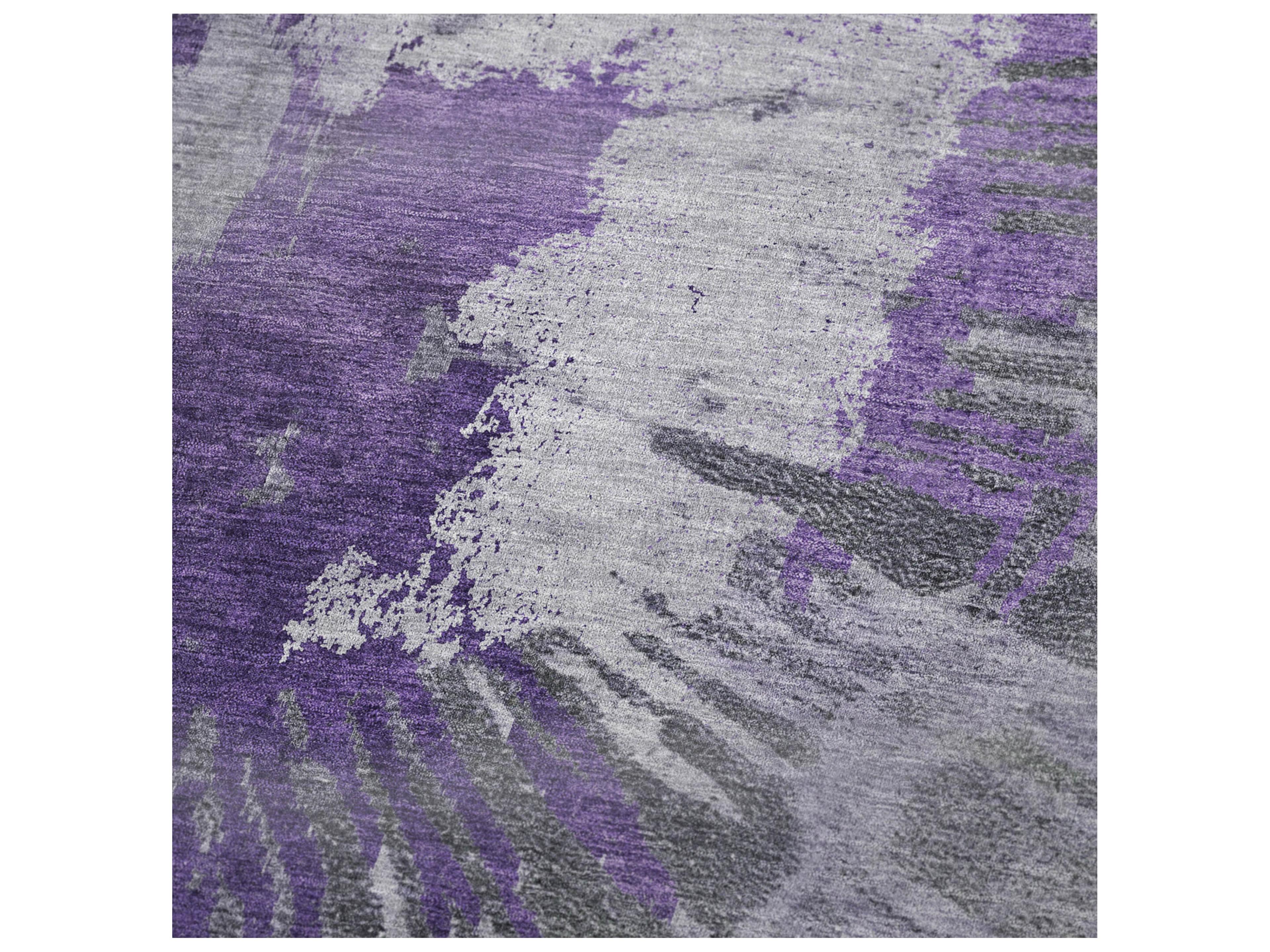 Dalyn Sherpa Purple Polyester Throw