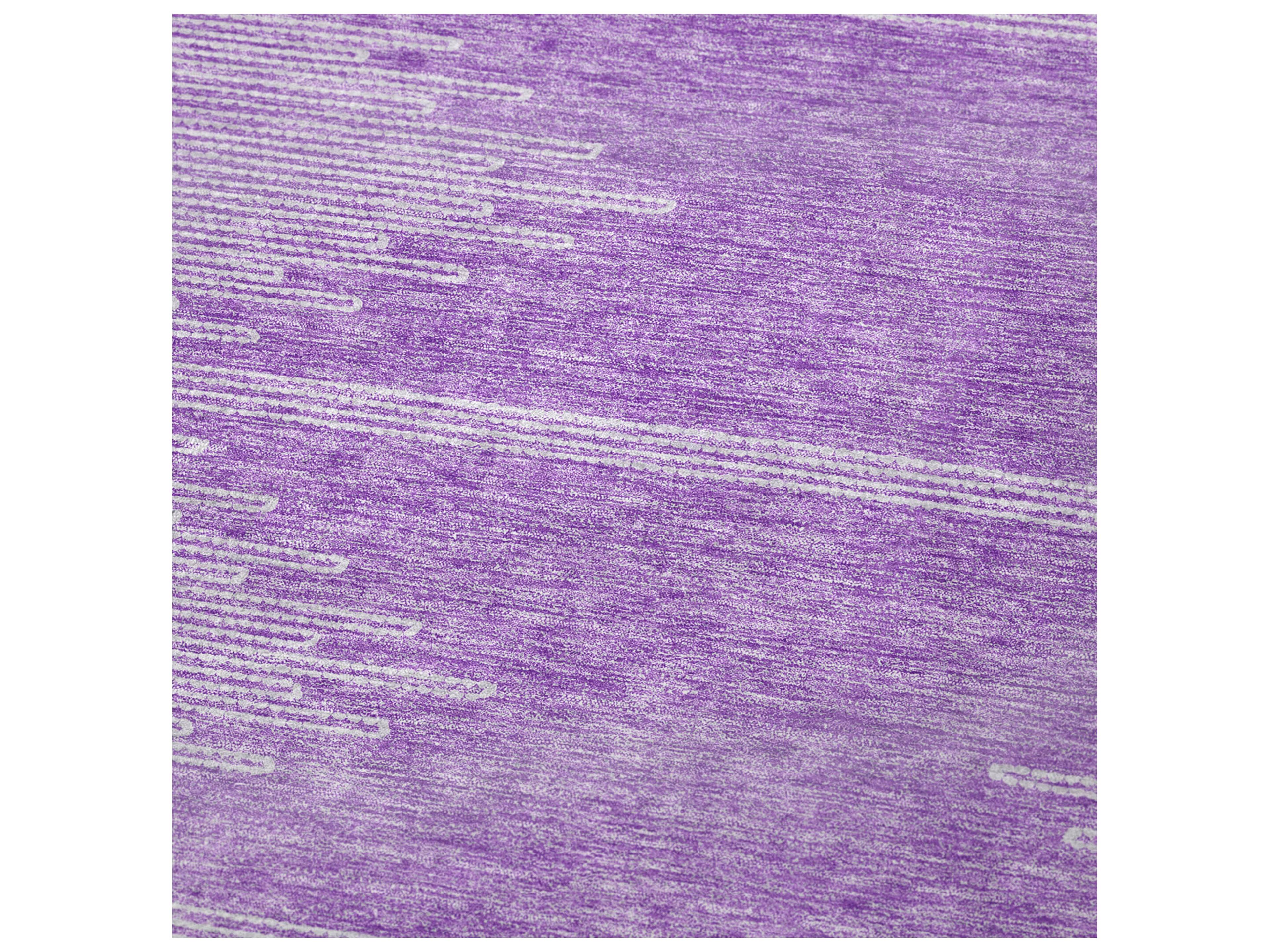 Dalyn Sherpa Purple Polyester Throw