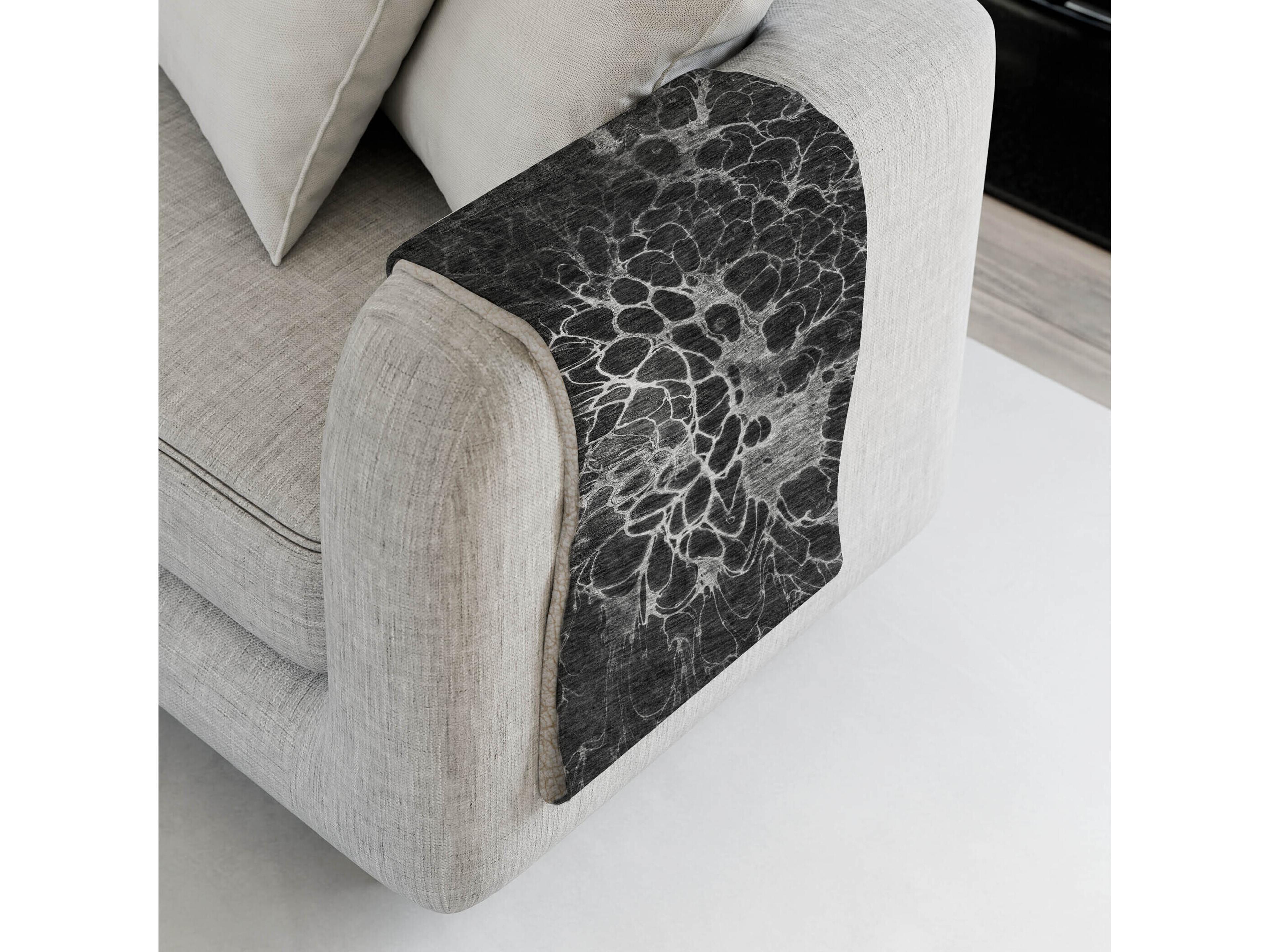 Dalyn Sherpa Gray Polyester Throw