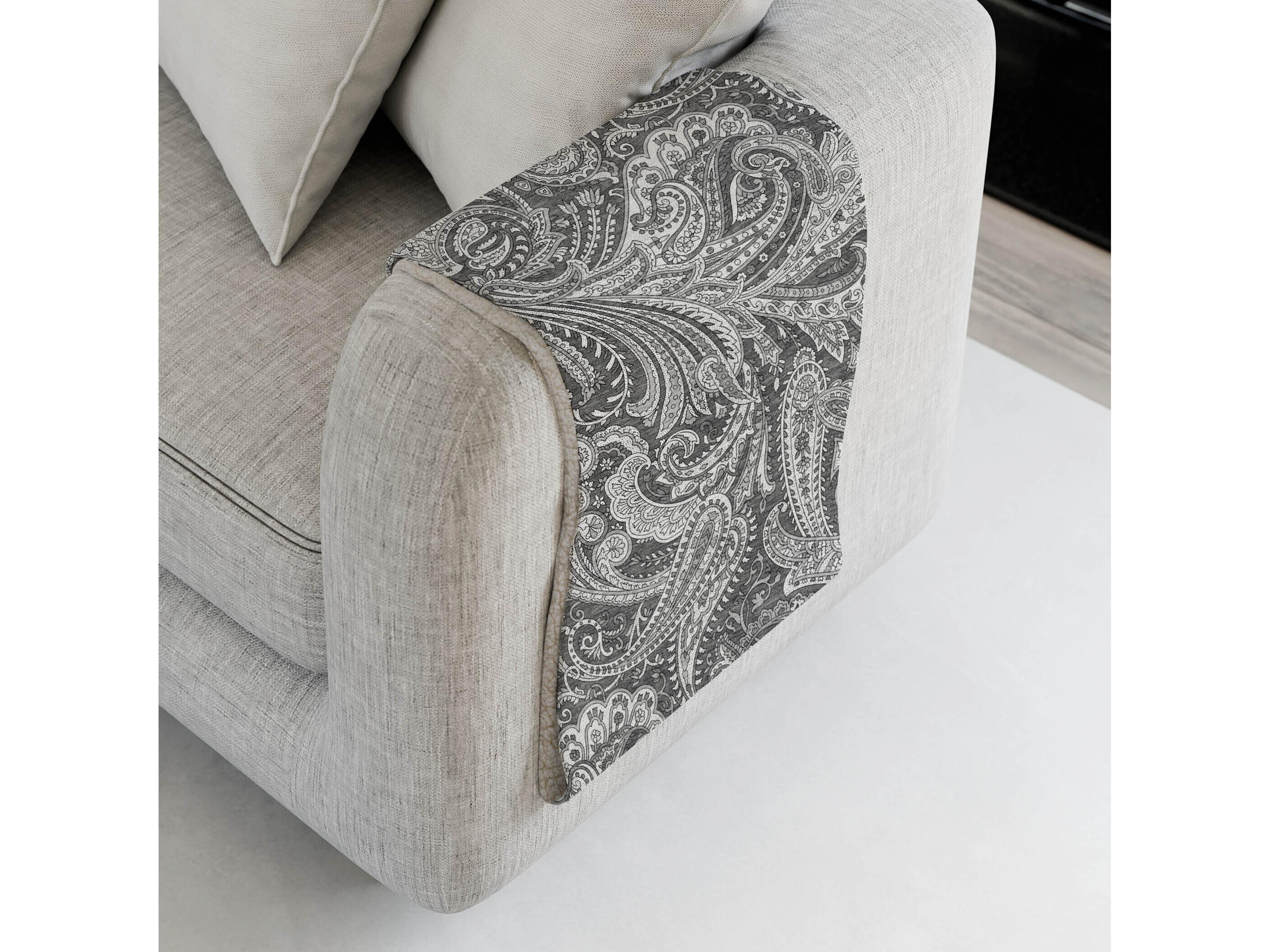 Dalyn Sherpa Gray Polyester Throw