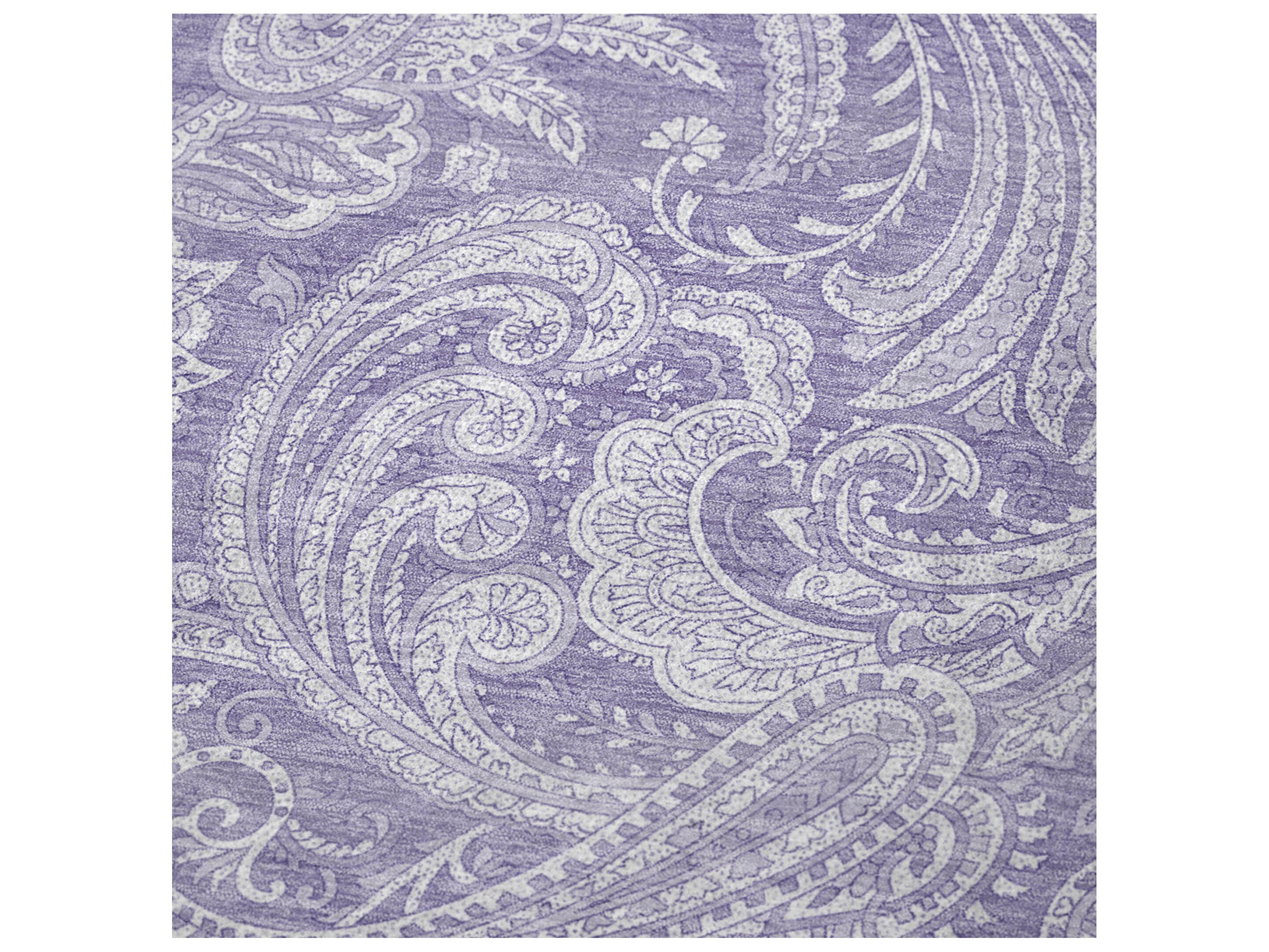 Dalyn Sherpa Purple Polyester Throw