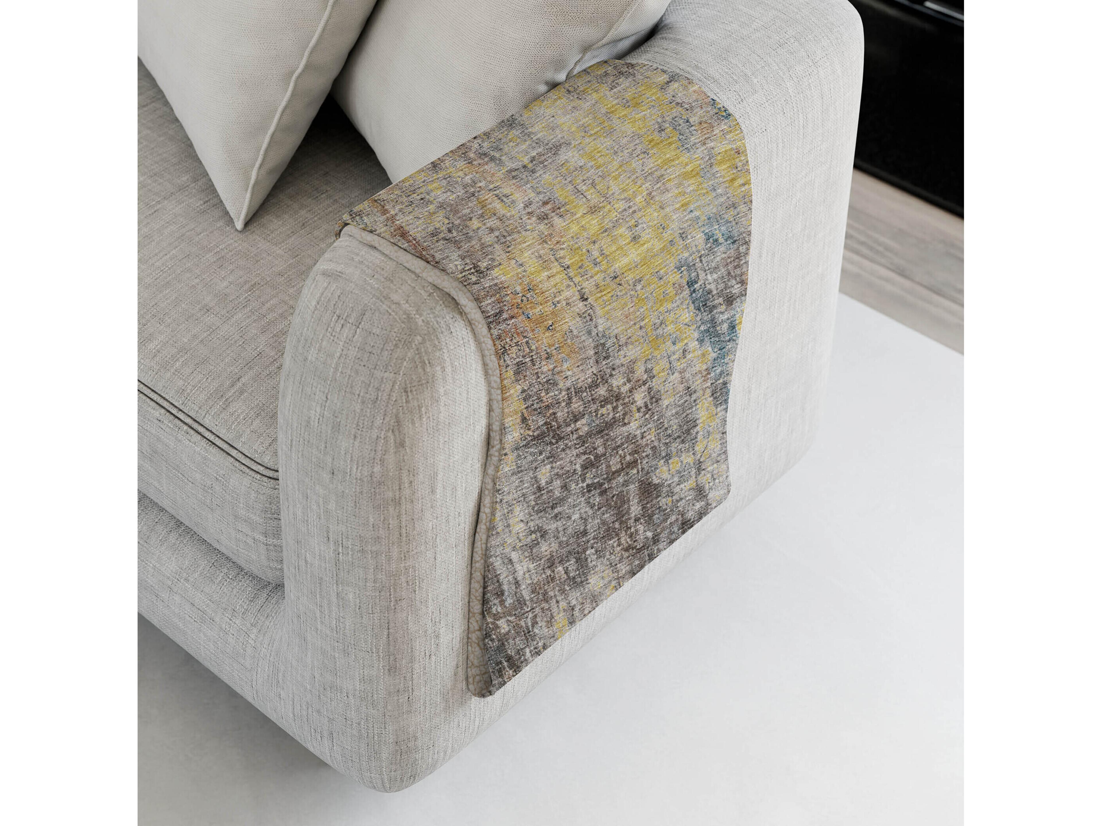 Dalyn Sherpa Brown Polyester Throw