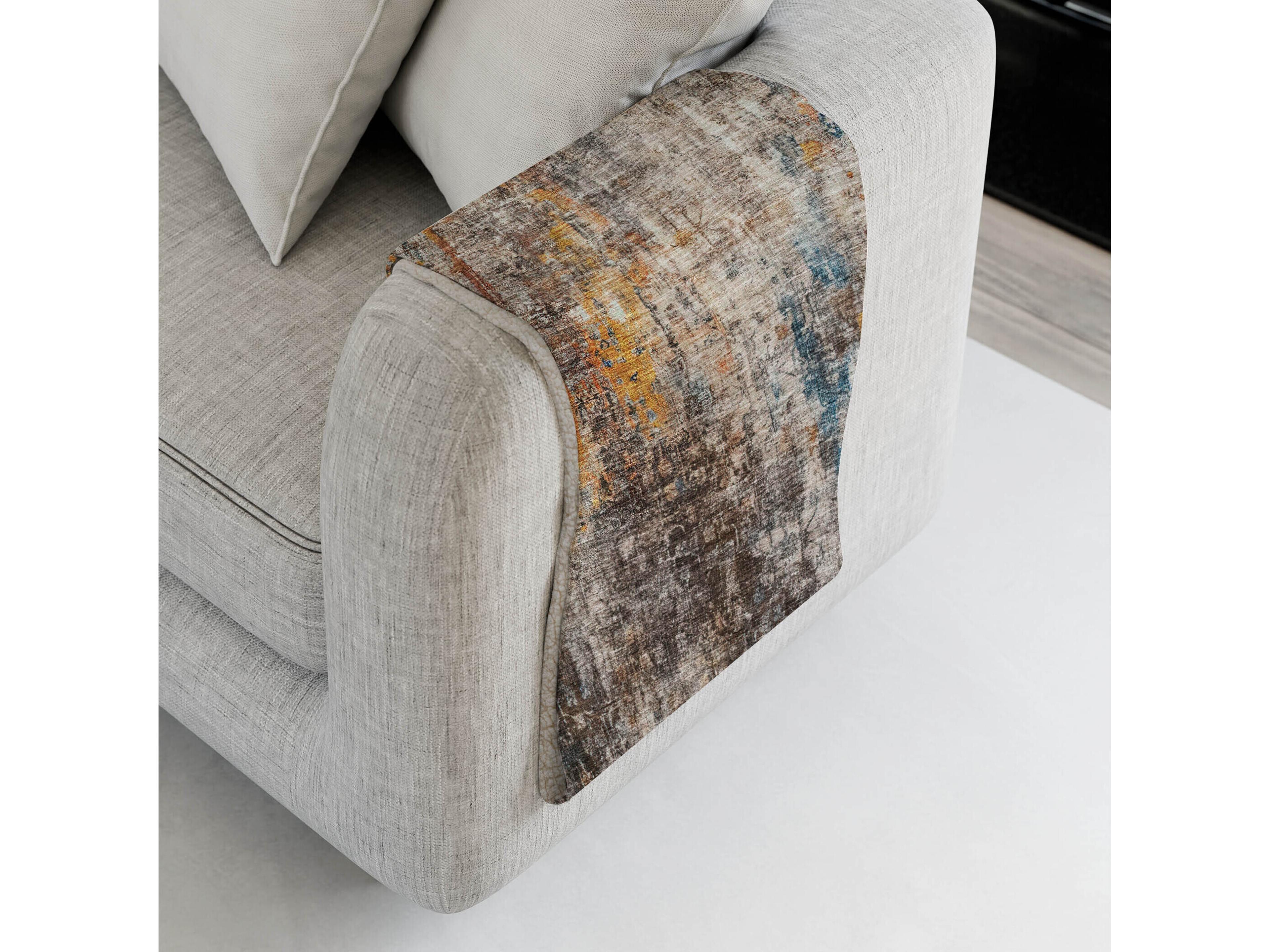 Dalyn Sherpa Brown Polyester Throw