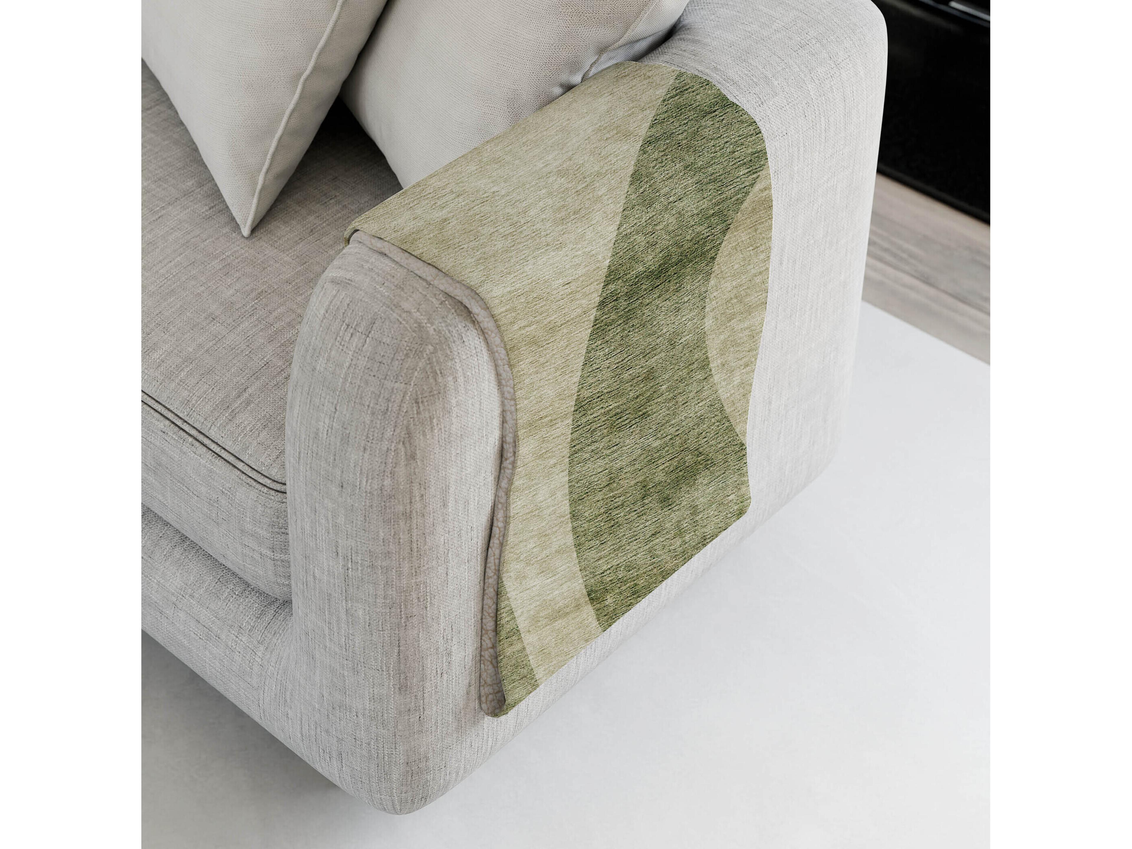 Dalyn Sherpa Brown Polyester Throw