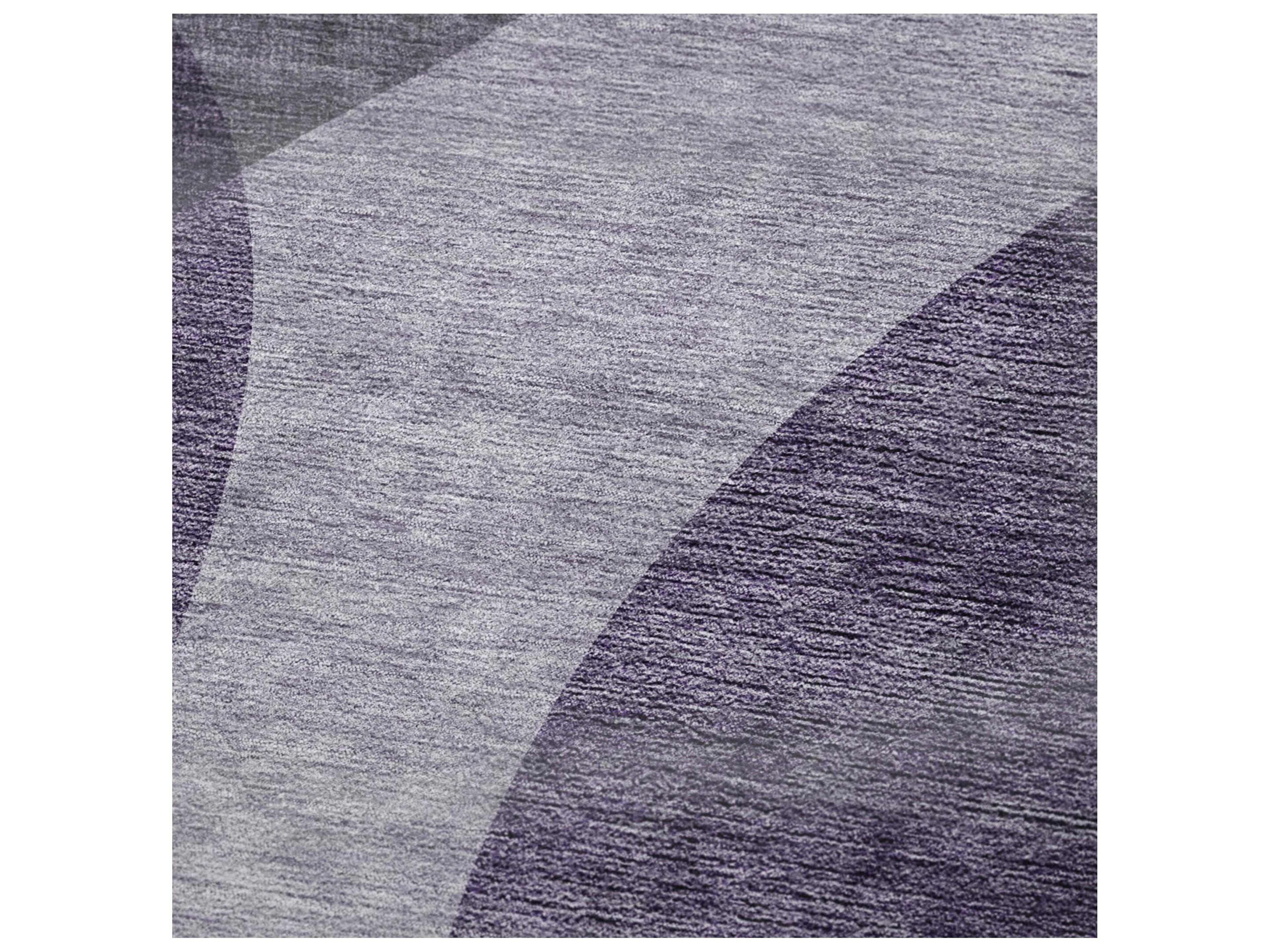 Dalyn Sherpa Purple Polyester Throw