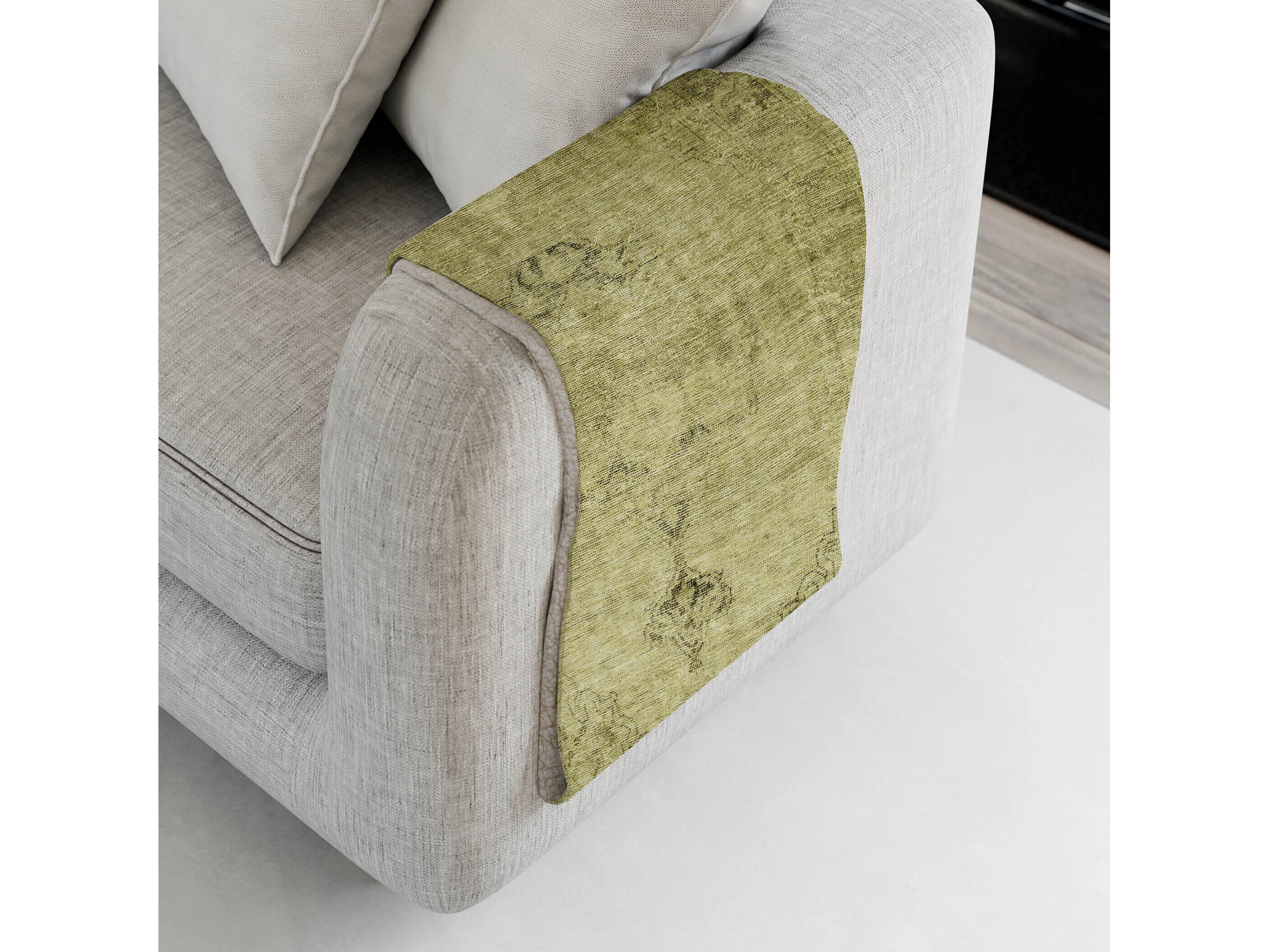 Dalyn Sherpa Brown Polyester Throw