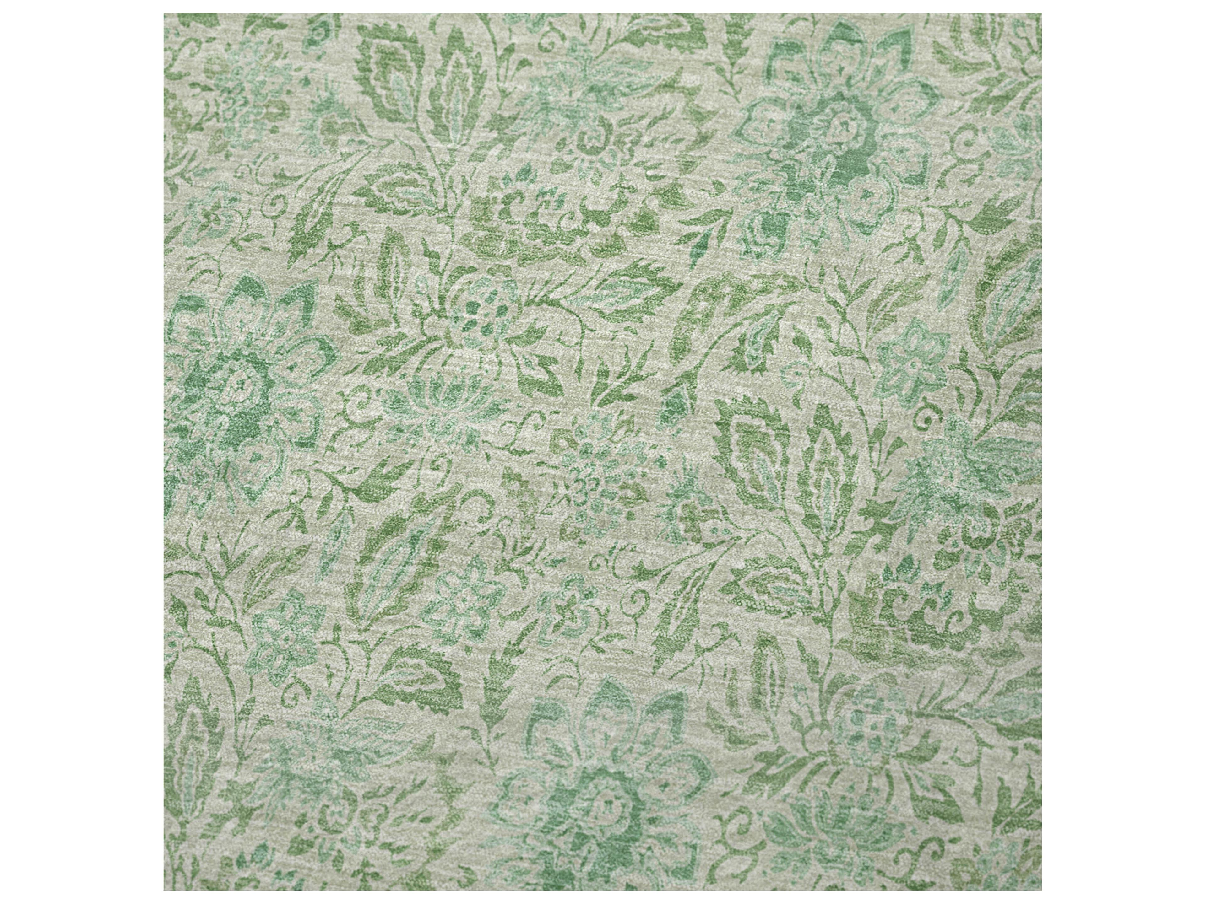 Dalyn Sherpa Green Polyester Throw