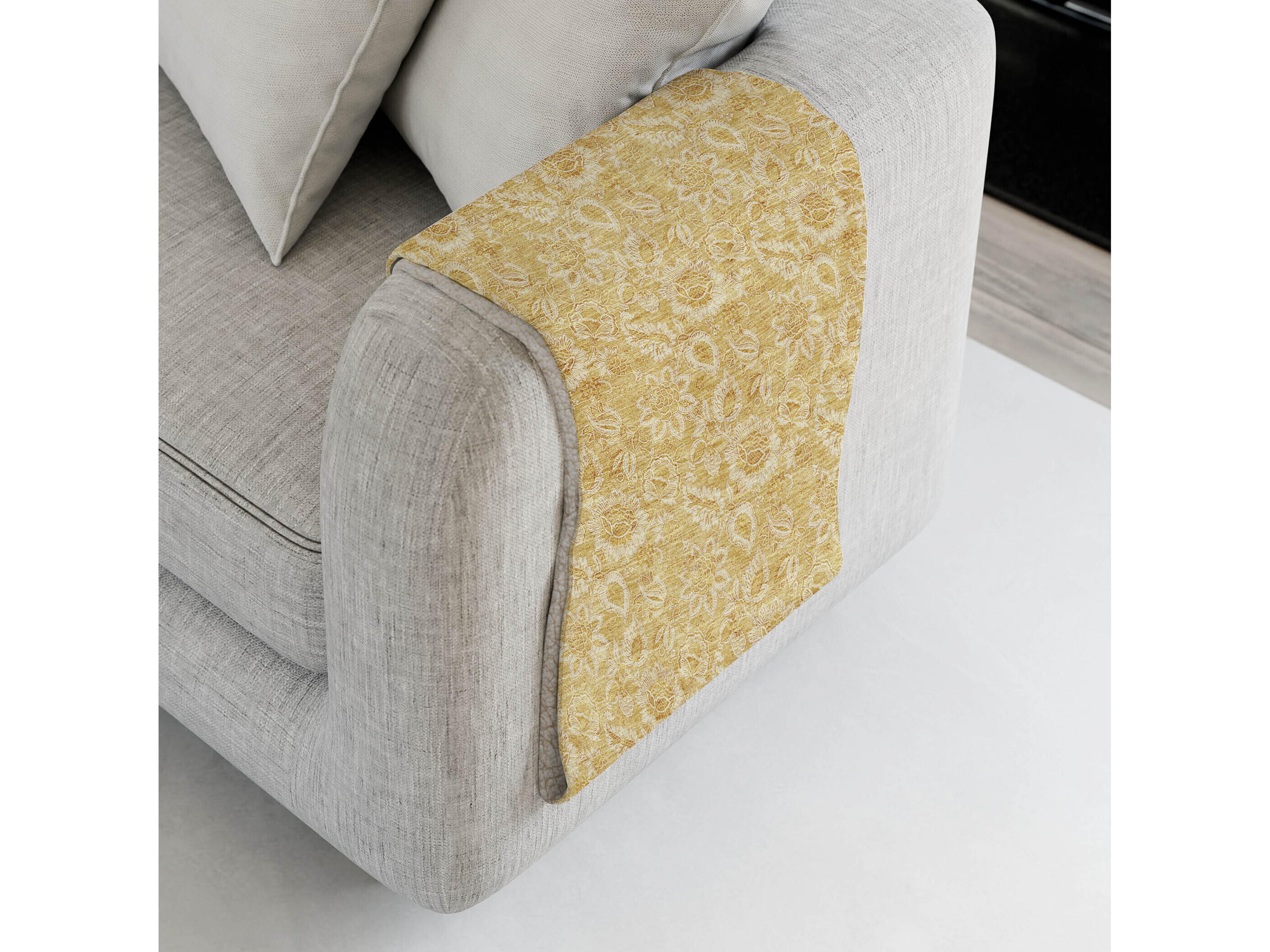 Dalyn Sherpa Gold Polyester Throw