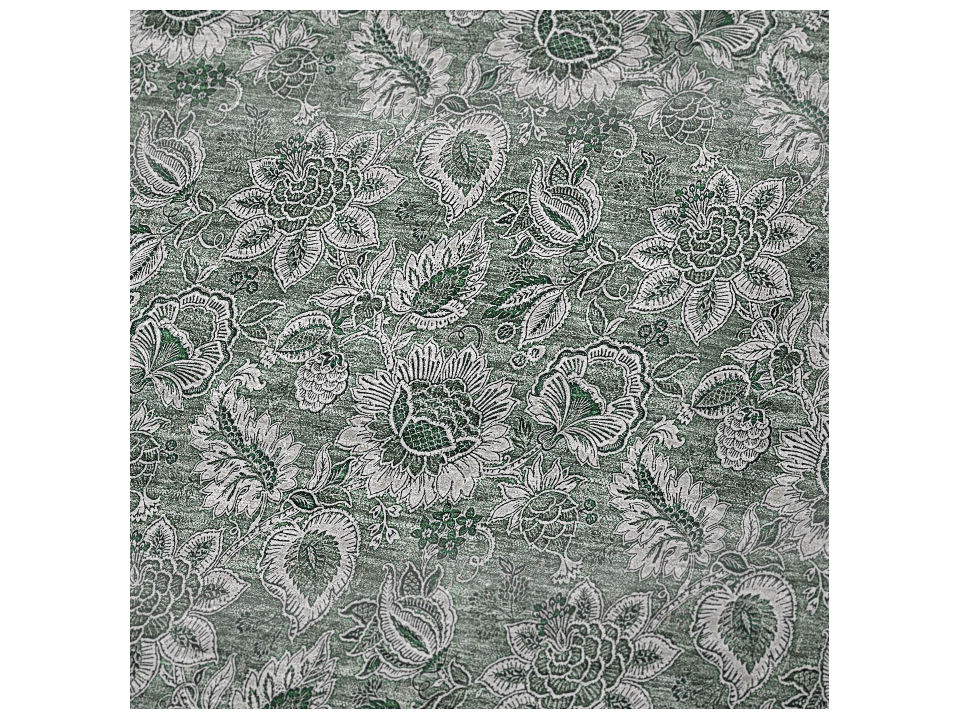 Dalyn Sherpa Green Polyester Throw