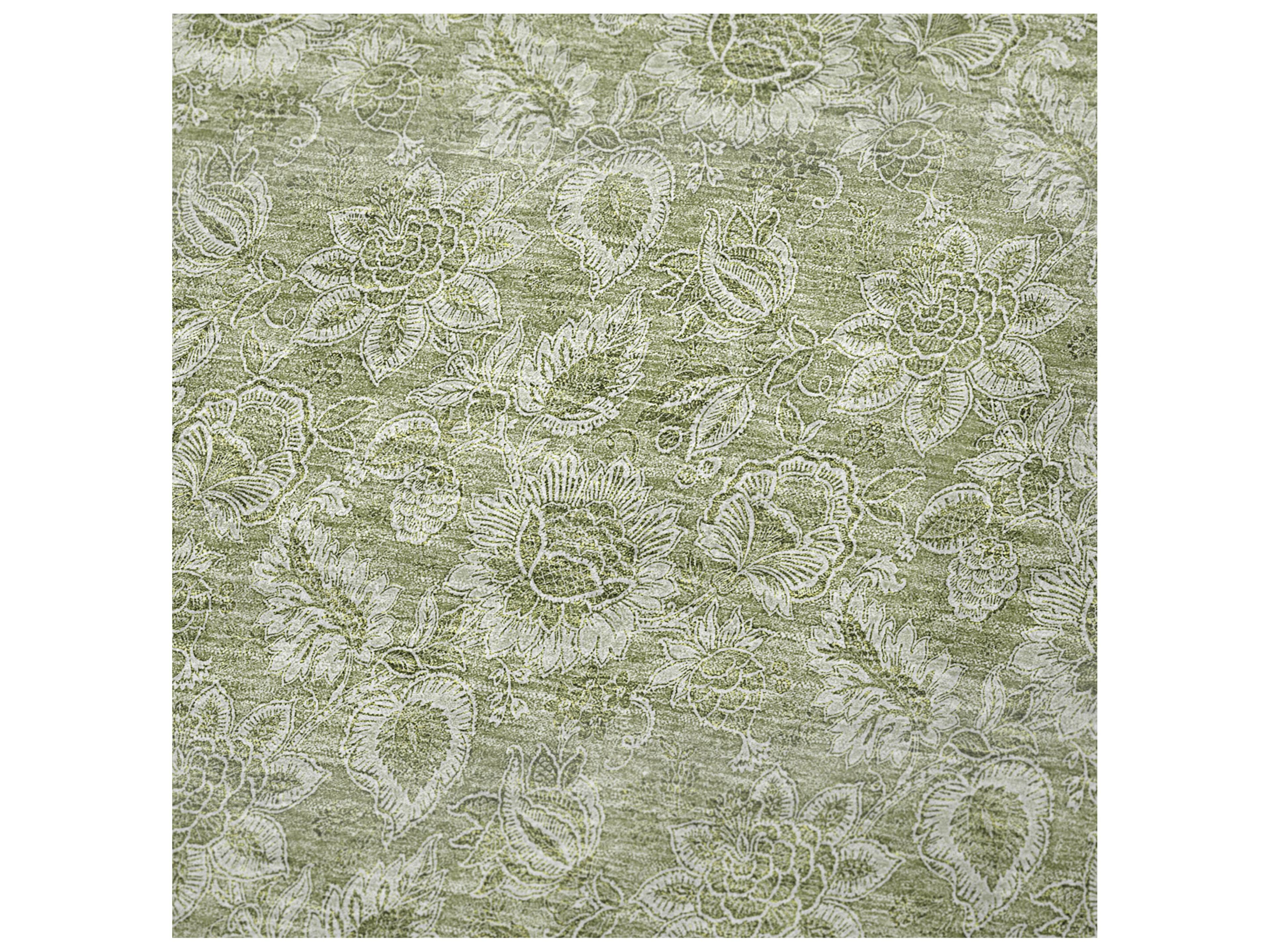 Dalyn Sherpa Green Polyester Throw