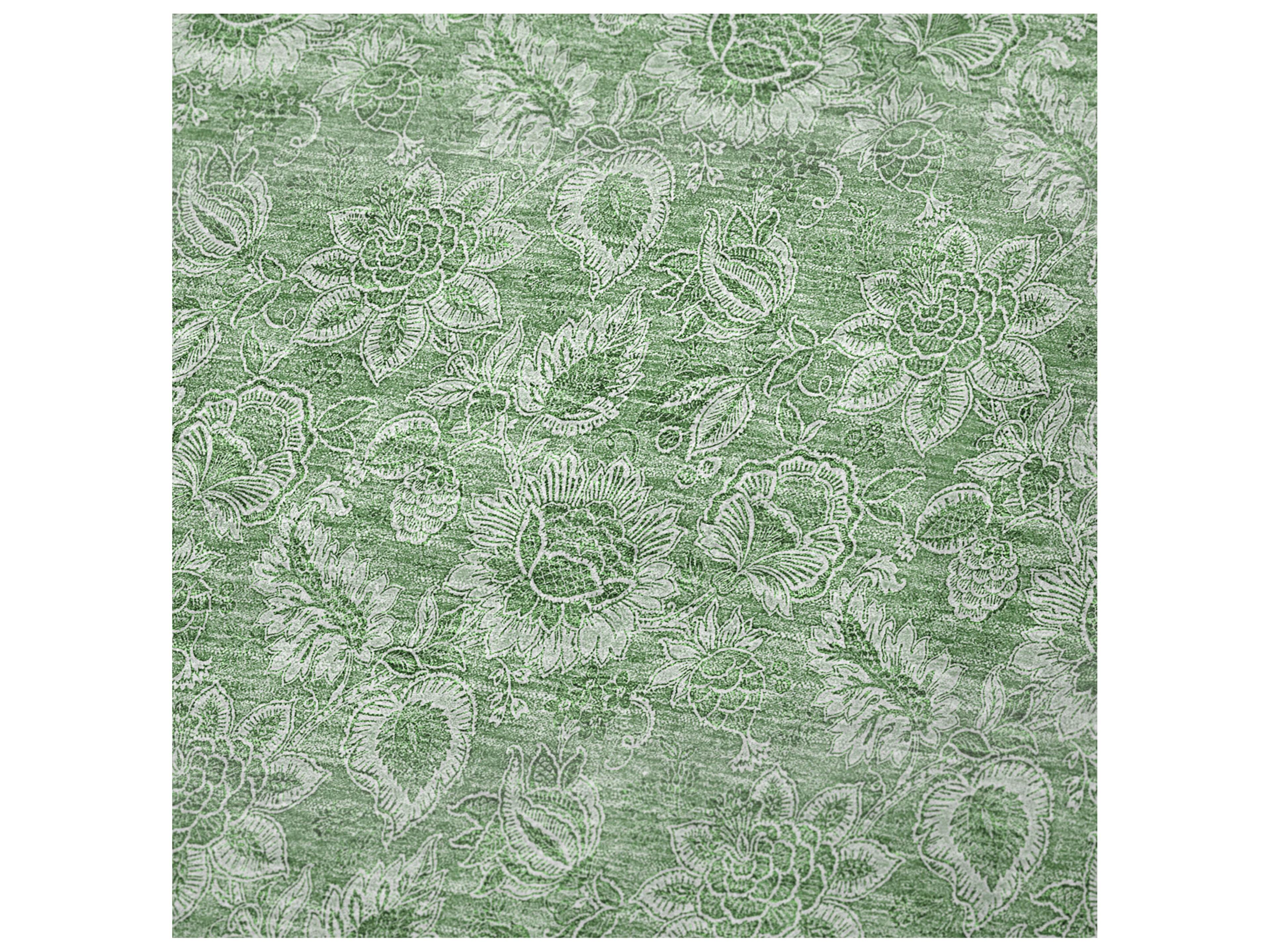 Dalyn Sherpa Green Polyester Throw