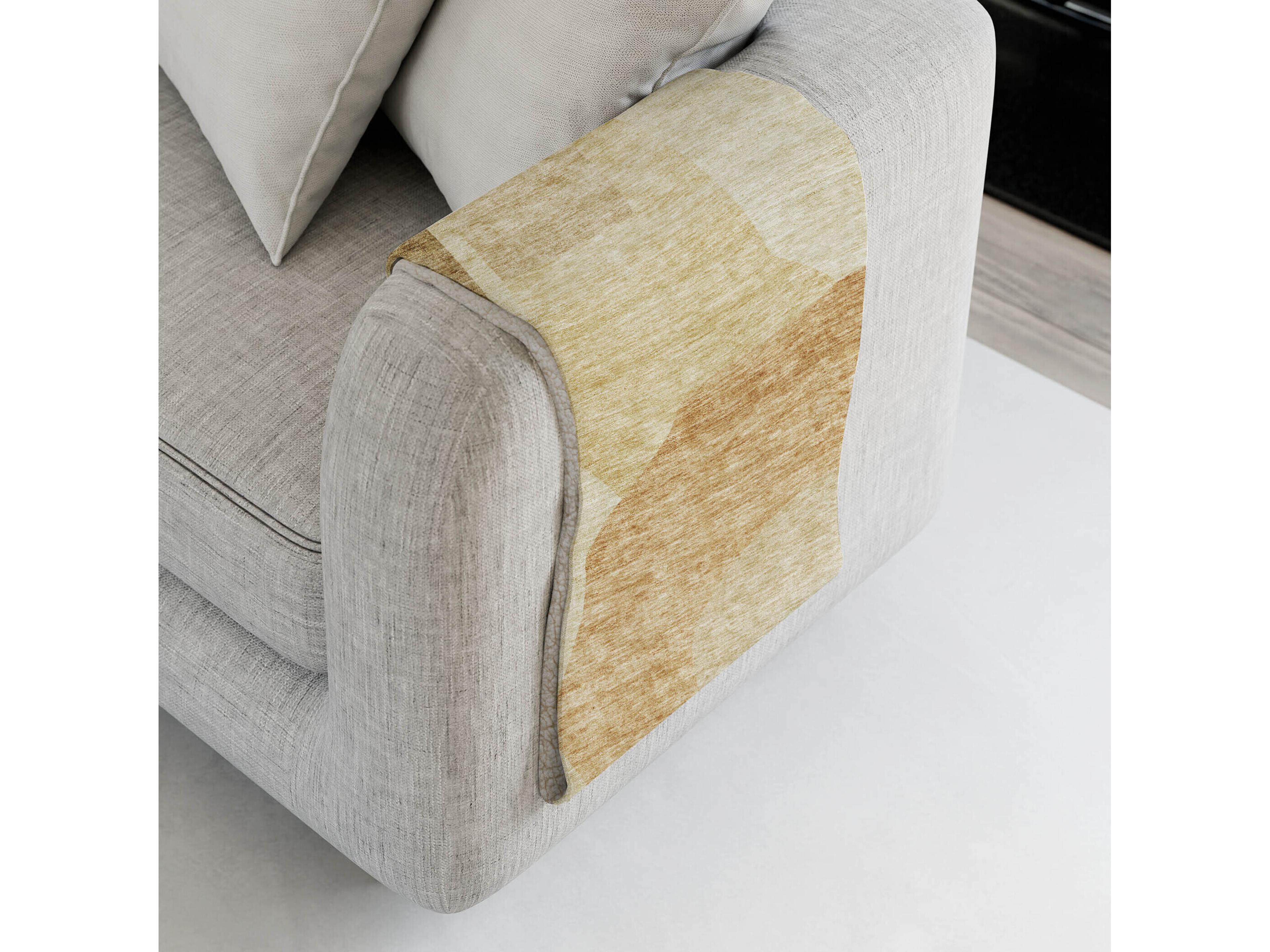 Dalyn Sherpa Brown Polyester Throw