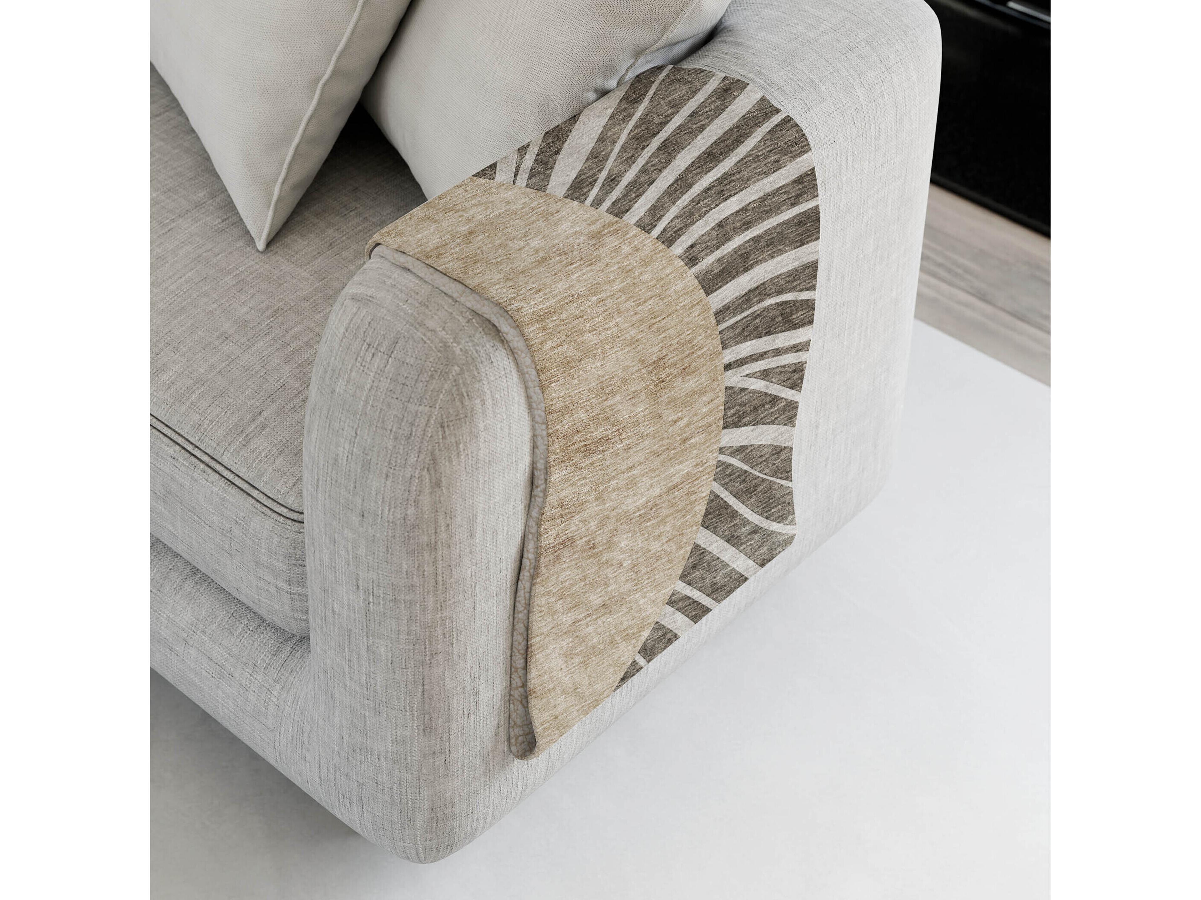 Dalyn Sherpa Brown Polyester Throw