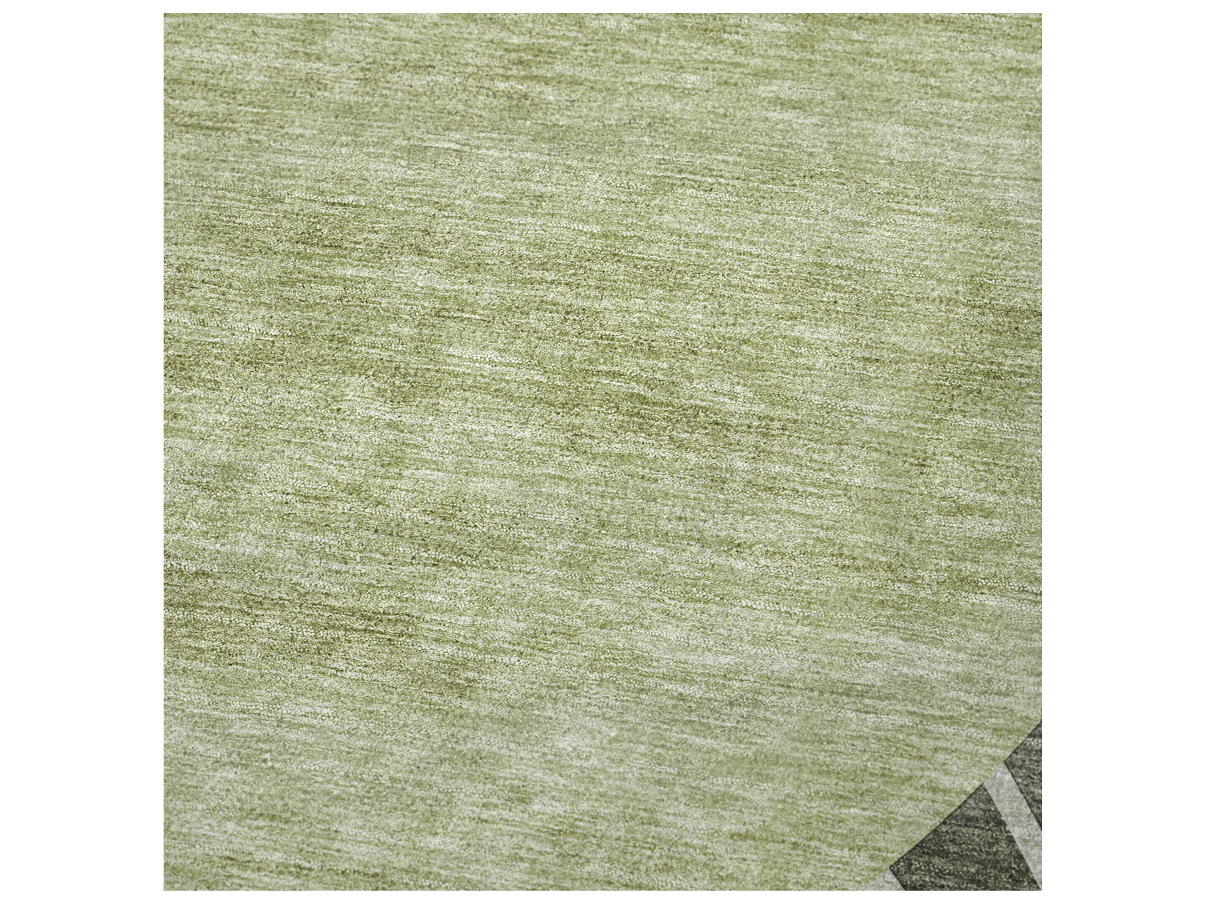 Dalyn Sherpa Green Polyester Throw