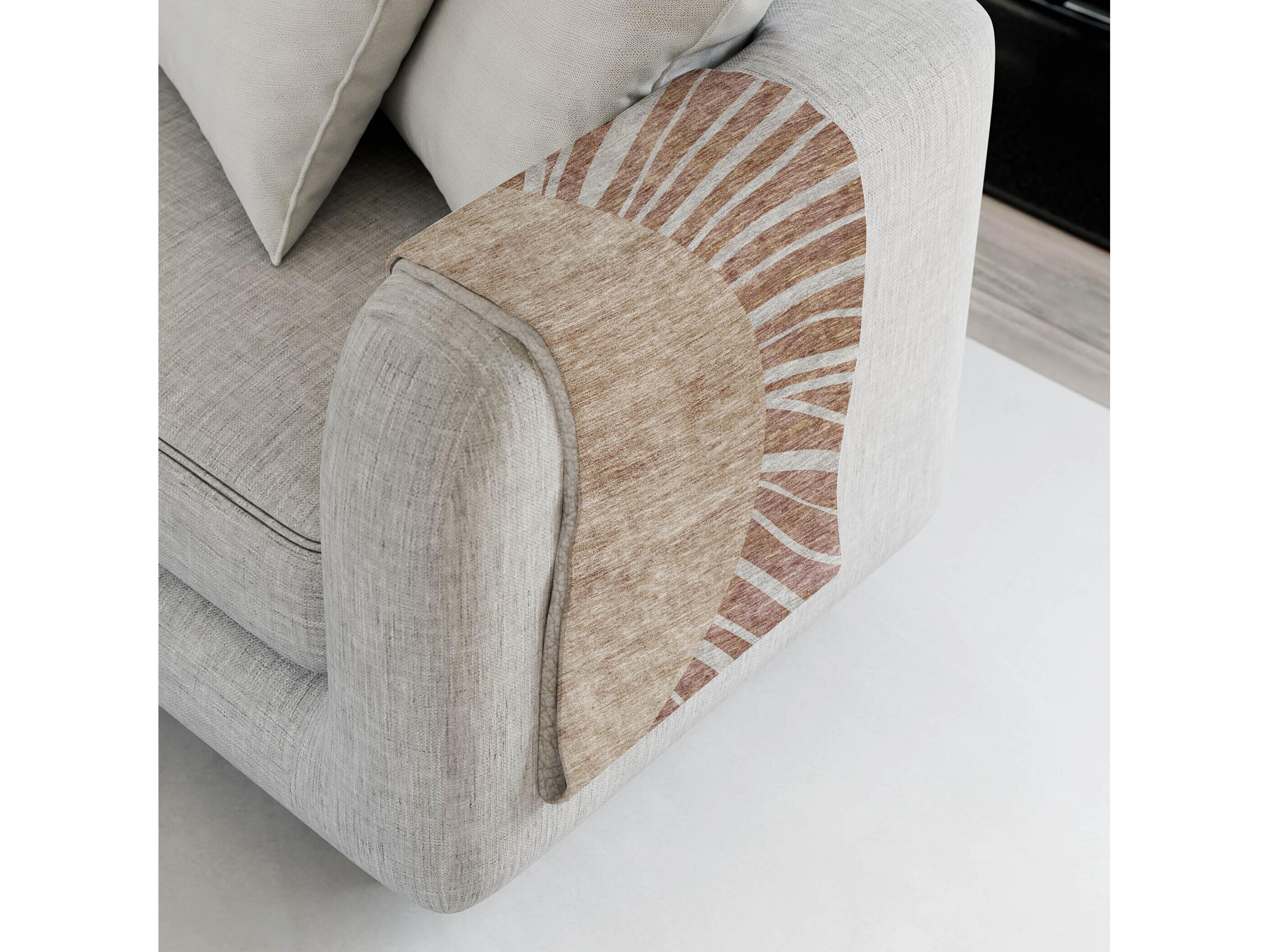 Dalyn Sherpa Orange Polyester Throw