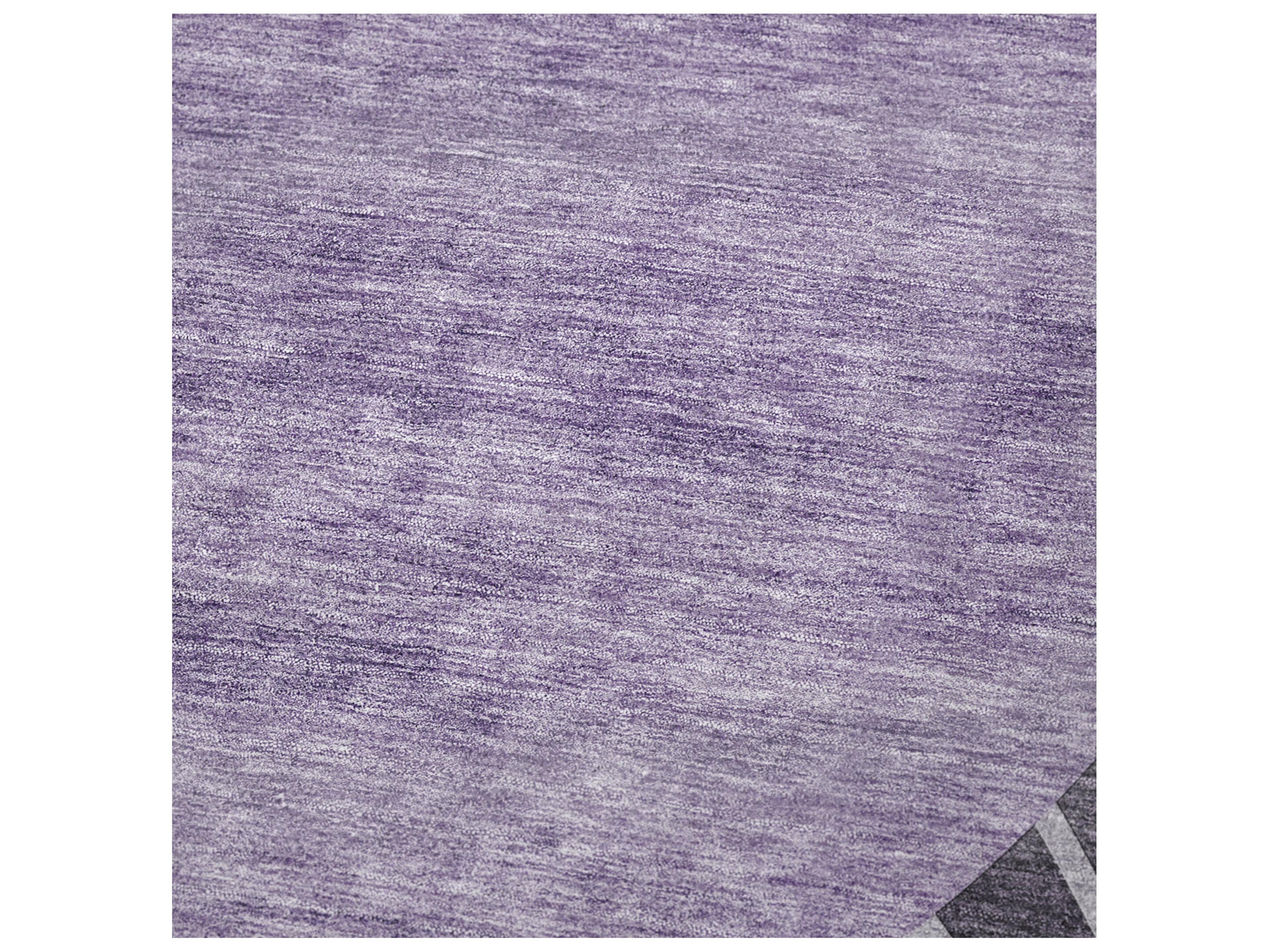 Dalyn Sherpa Purple Polyester Throw