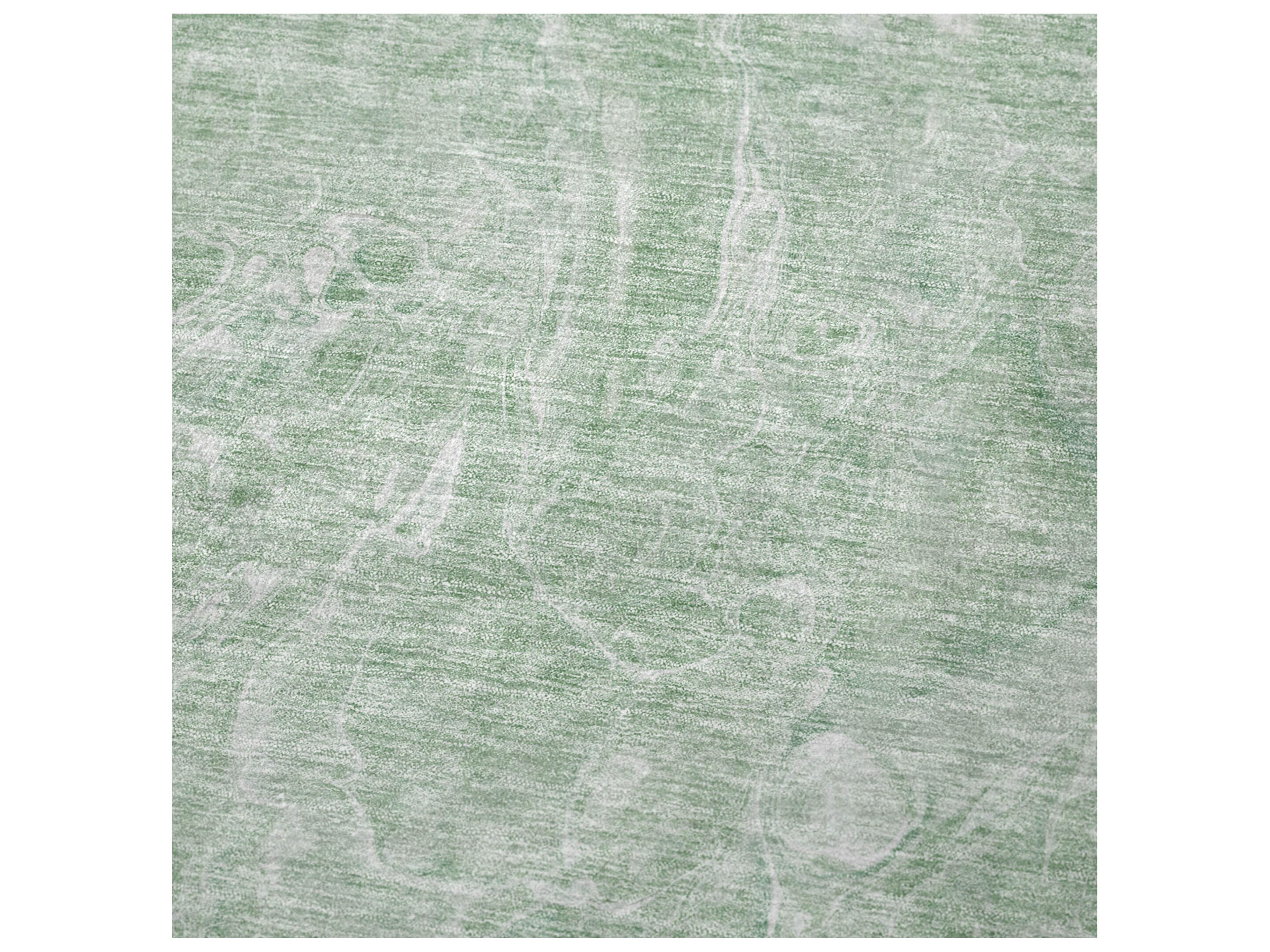 Dalyn Sherpa Green Polyester Throw
