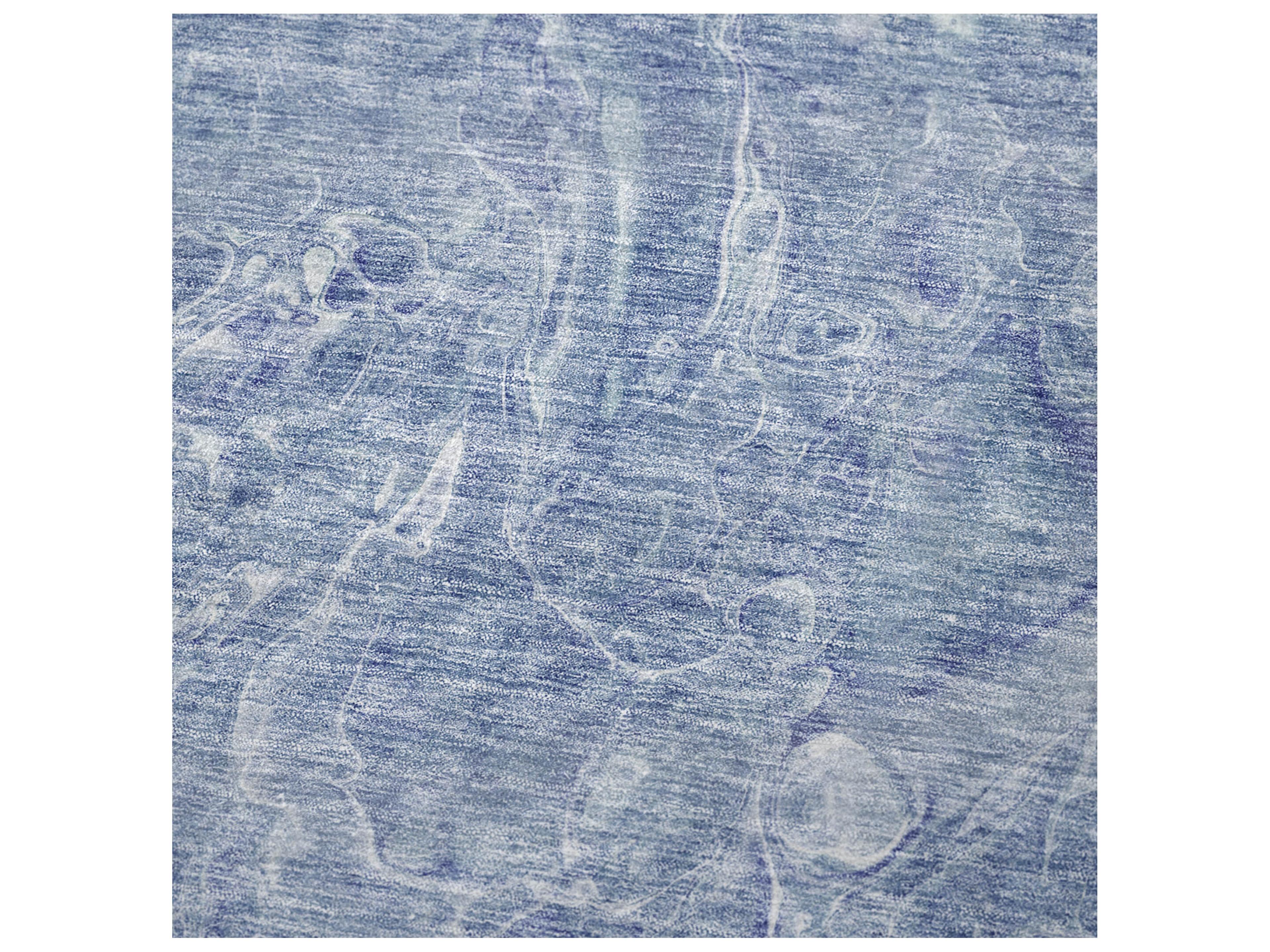 Dalyn Sherpa Blue Polyester Throw