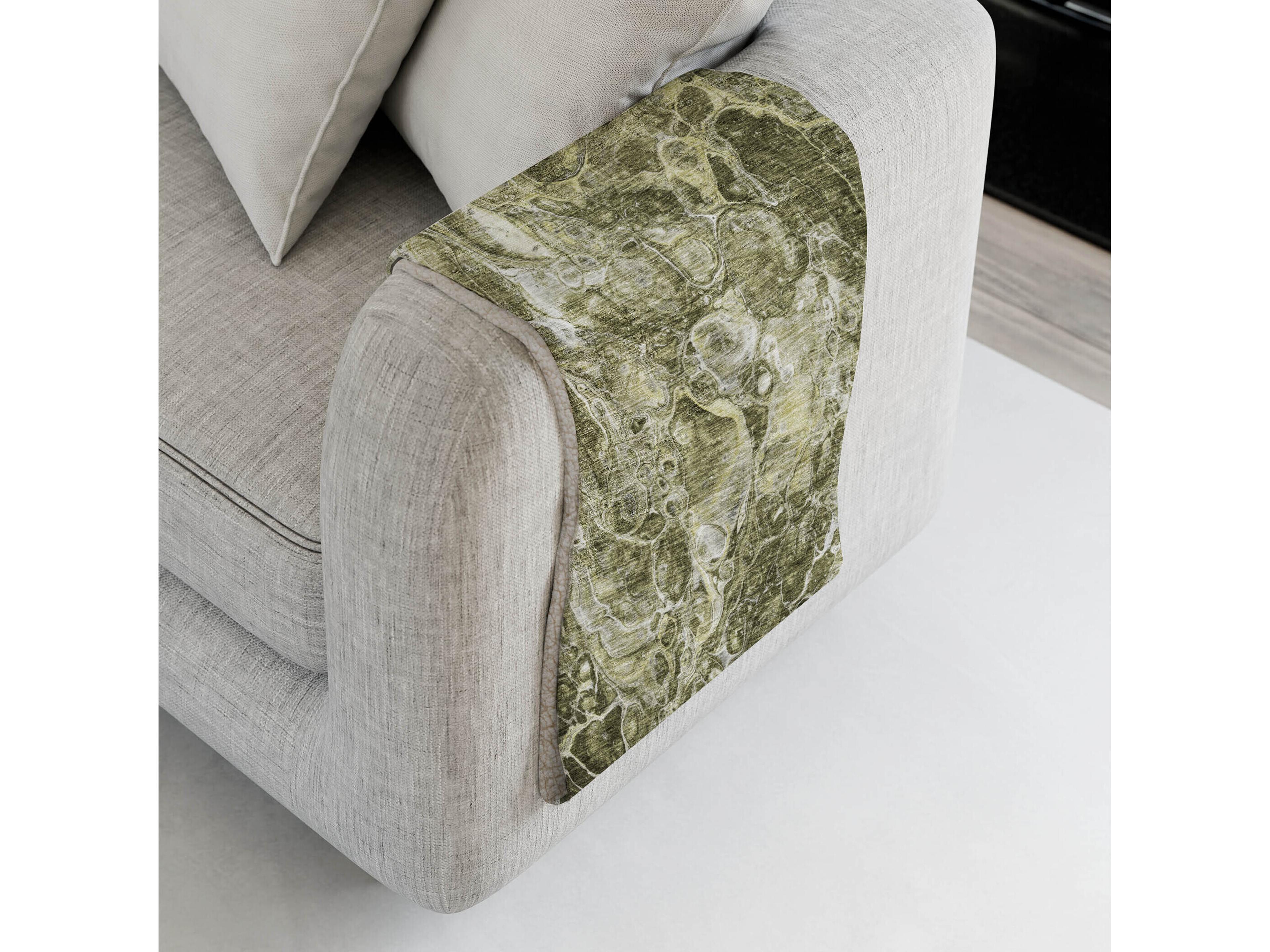 Dalyn Sherpa Brown Polyester Throw