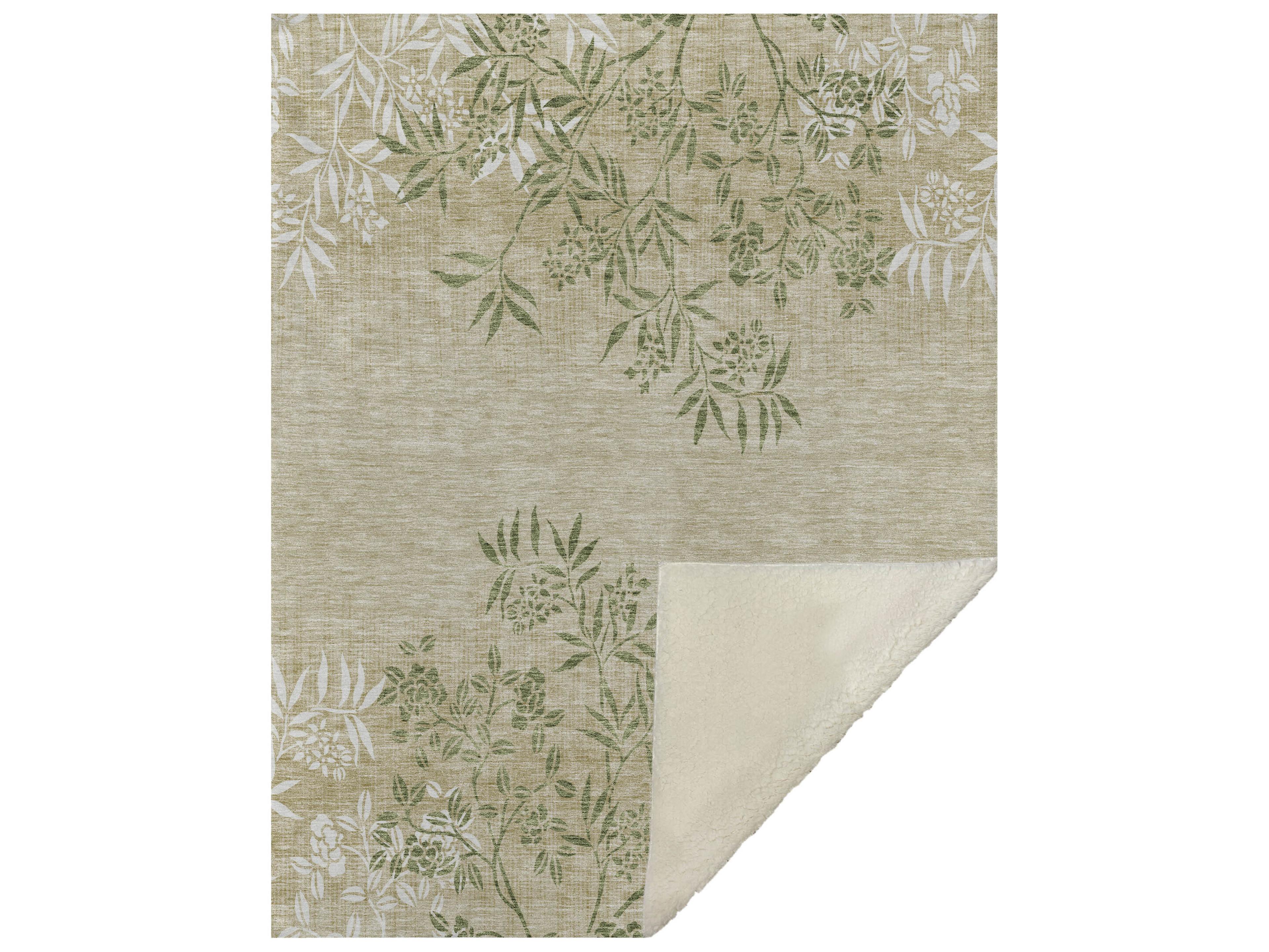 Sherpa Brown Polyester Throw