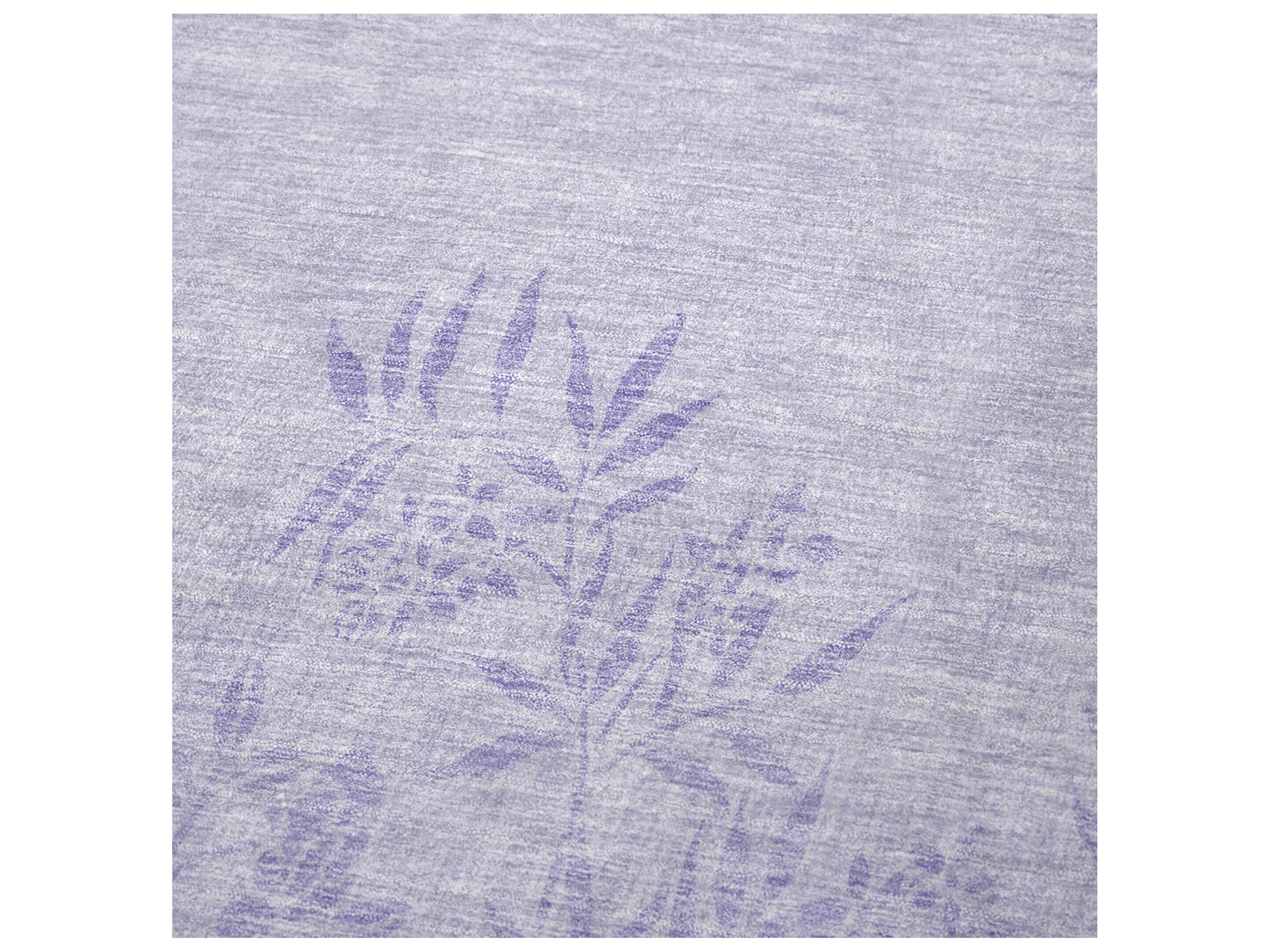 Dalyn Sherpa Purple Polyester Throw