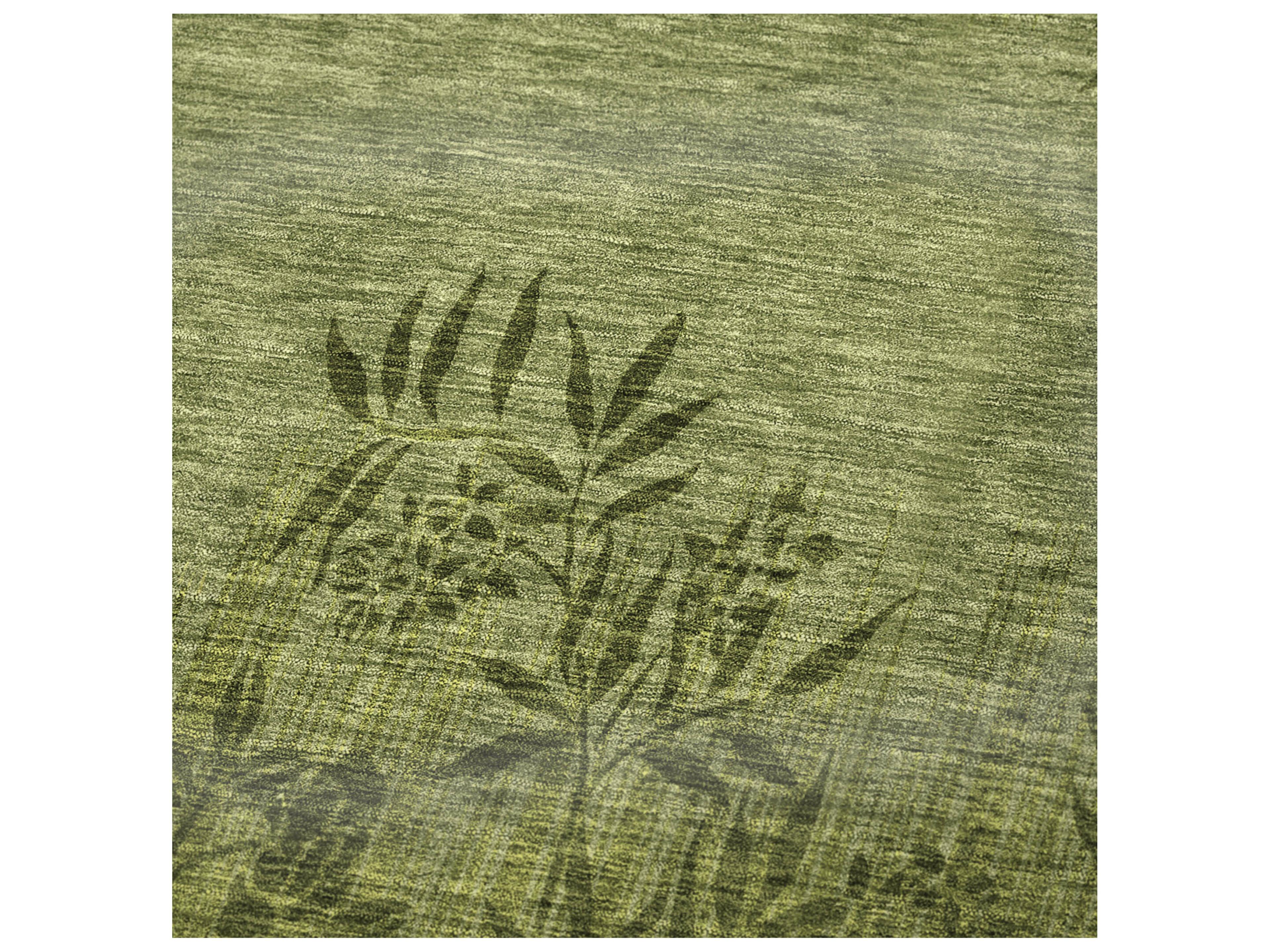 Dalyn Sherpa Green Polyester Throw