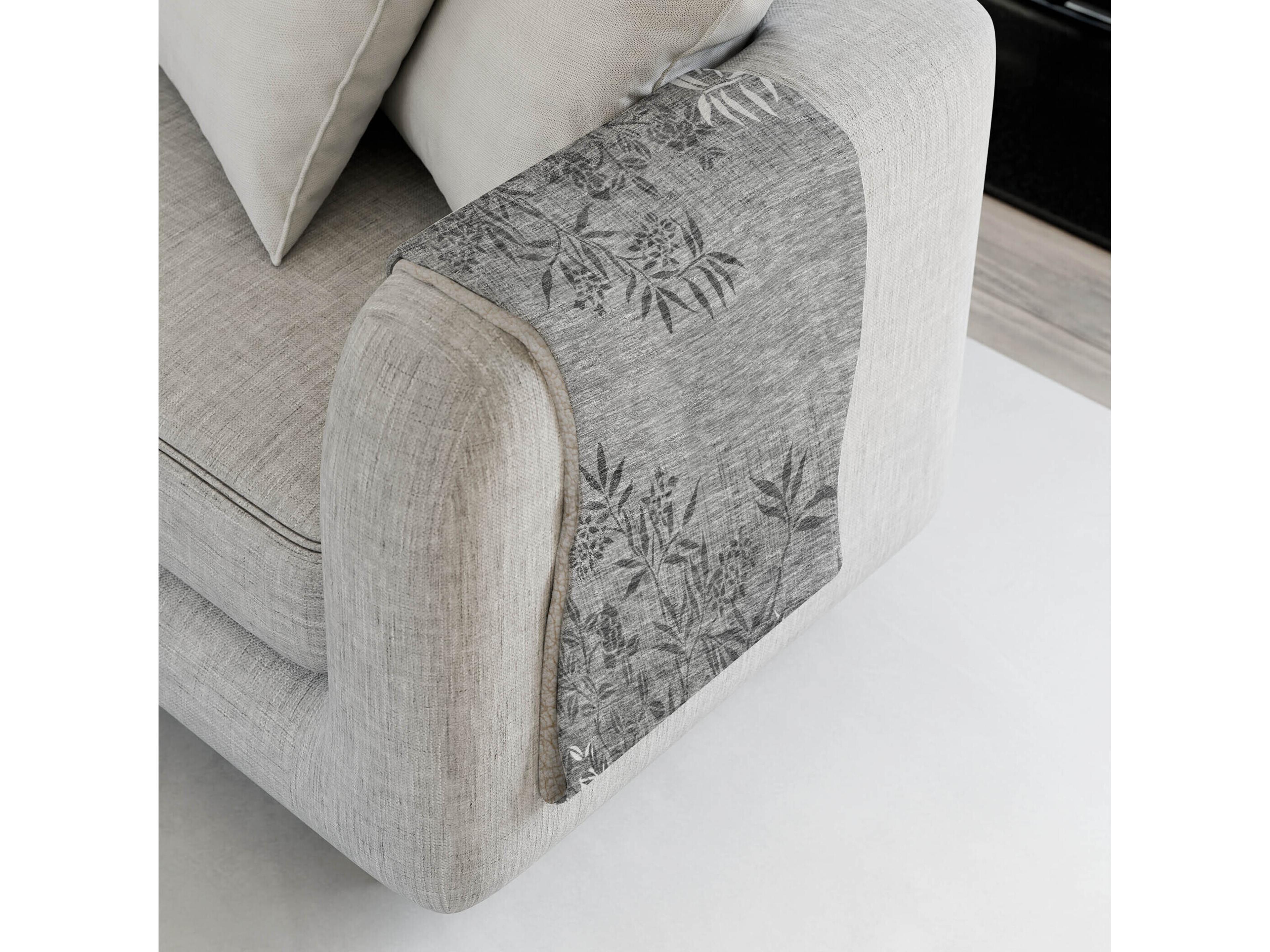 Dalyn Sherpa Gray Polyester Throw