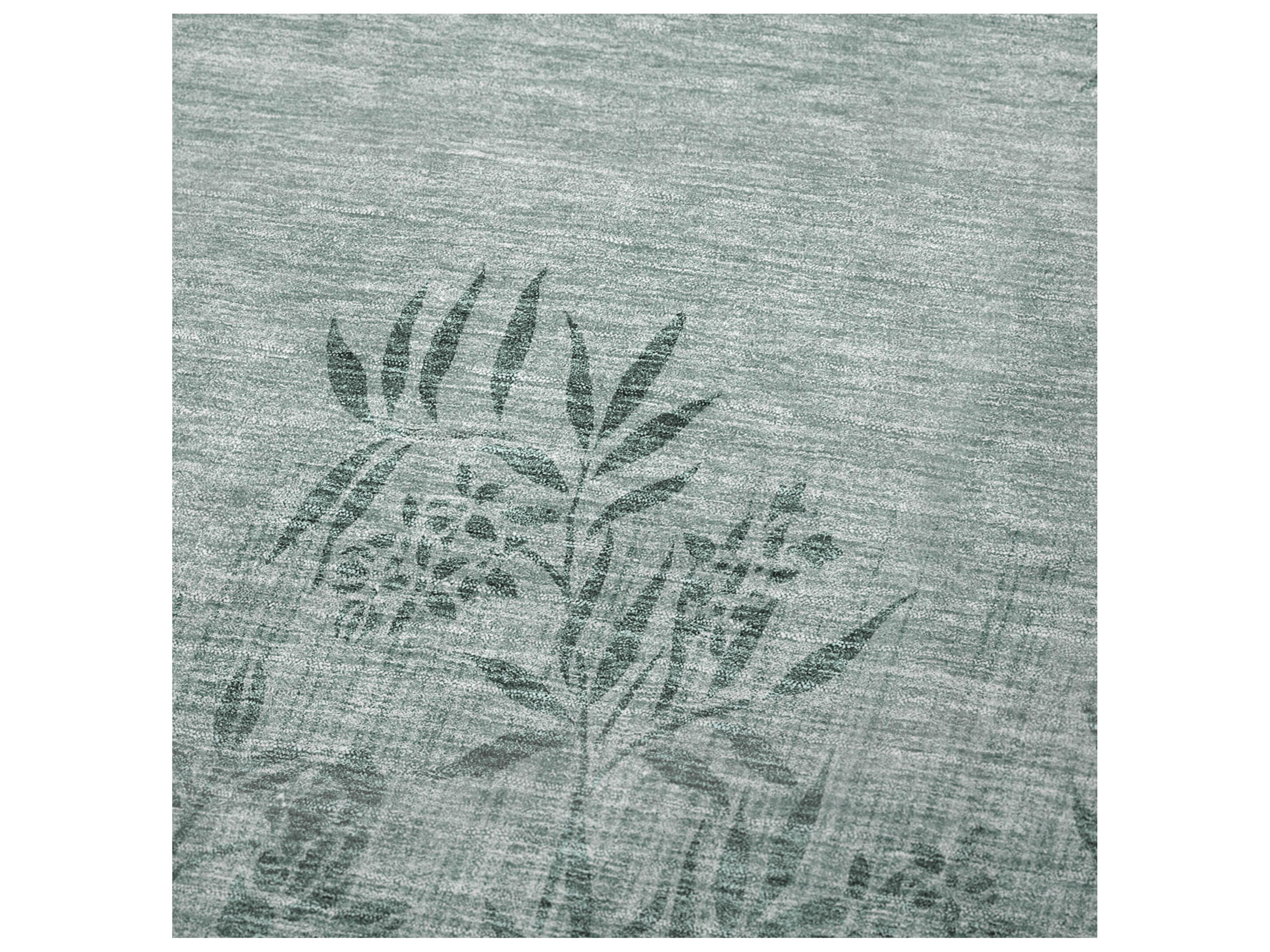 Dalyn Sherpa Green Polyester Throw