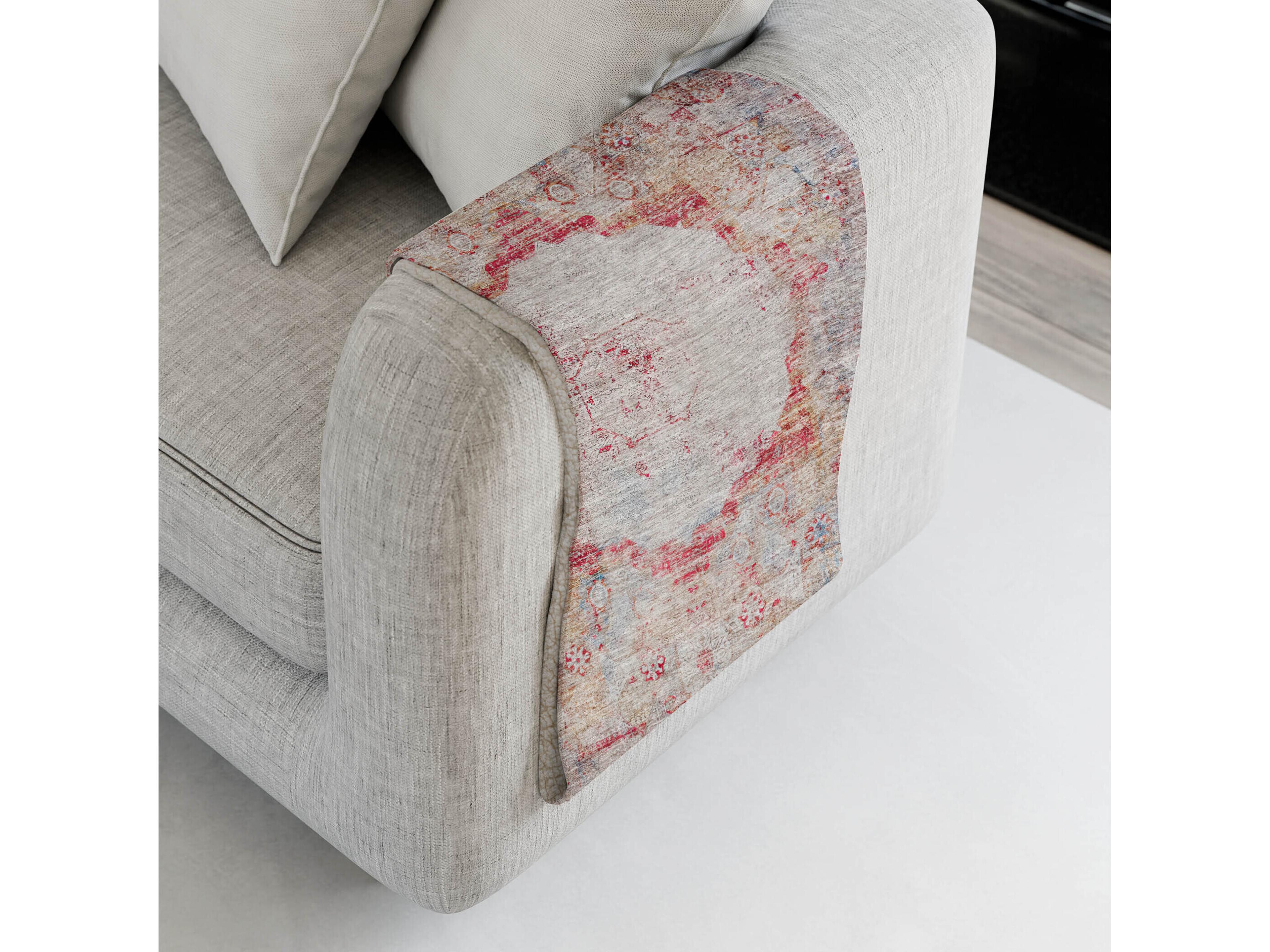 Dalyn Sherpa Red Polyester Throw