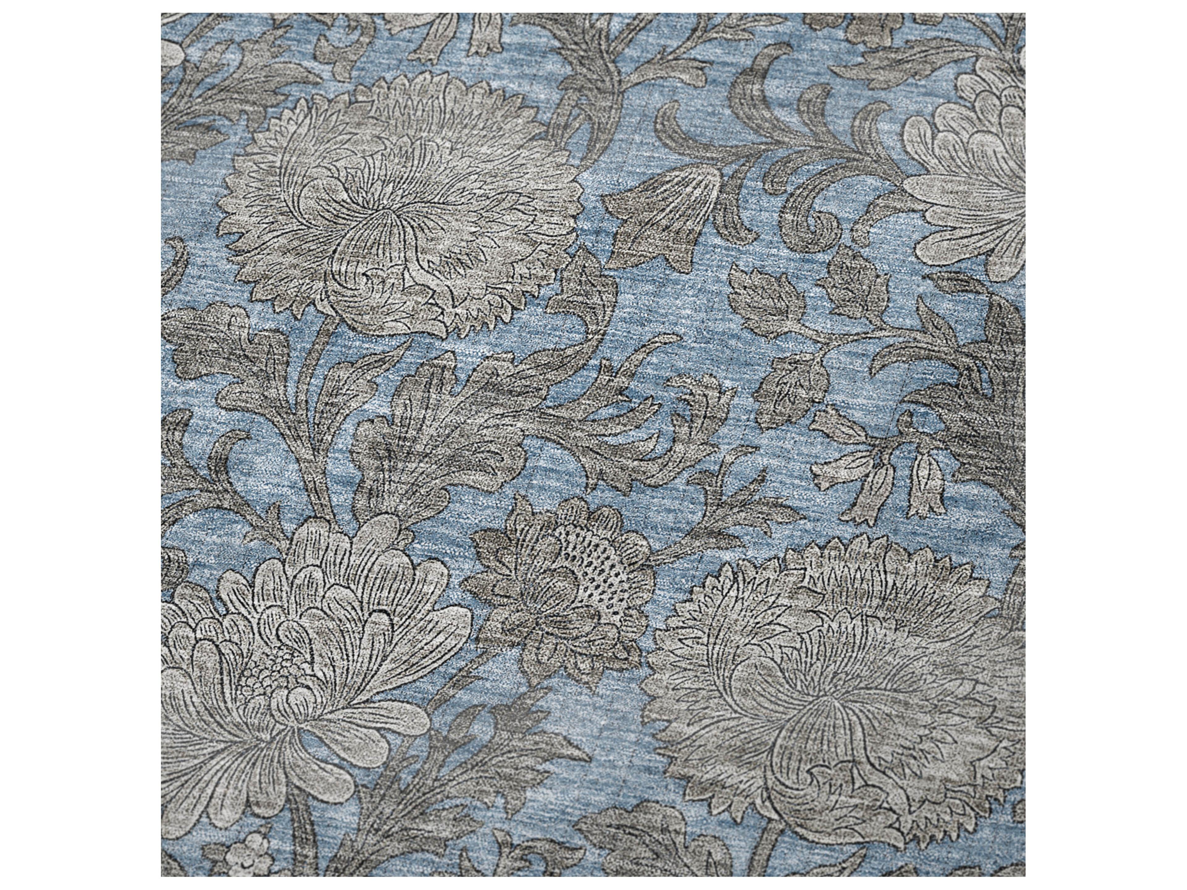 Dalyn Sherpa Blue Polyester Throw