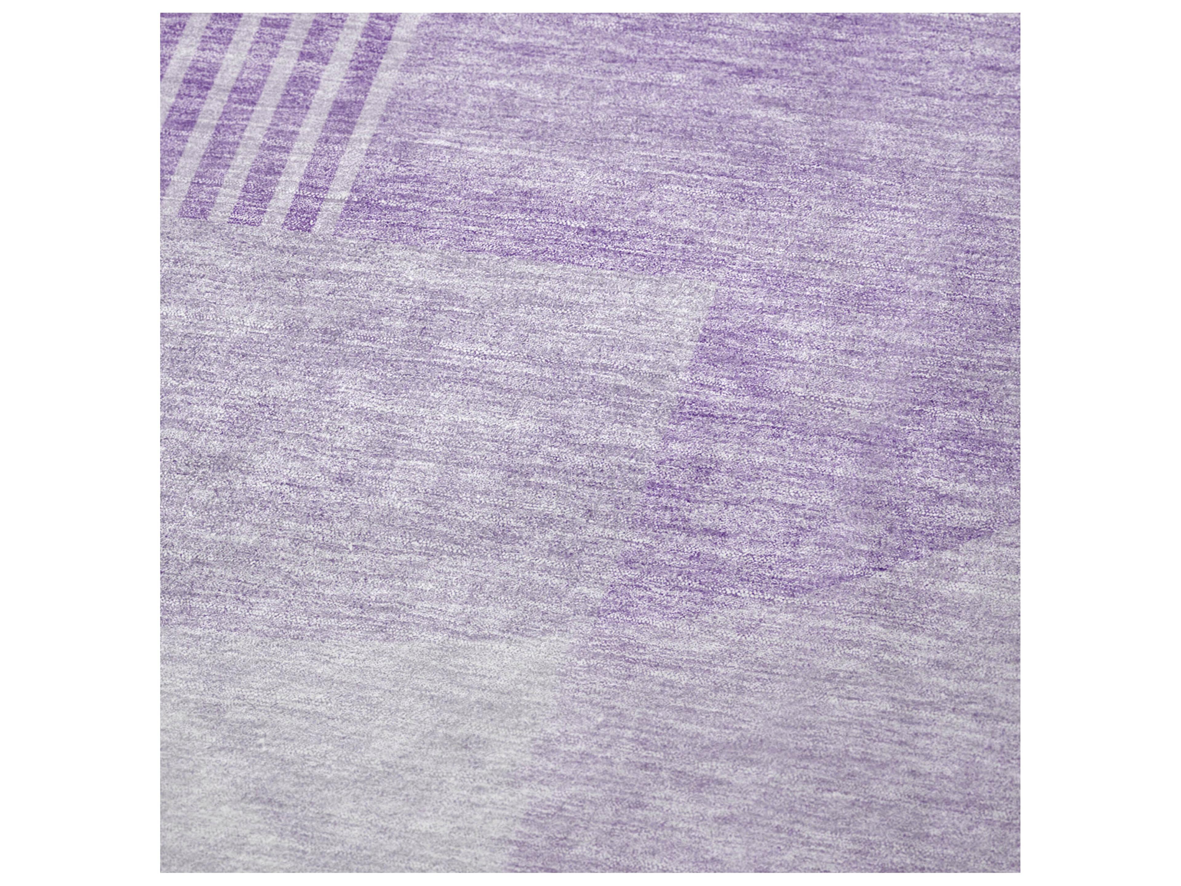 Dalyn Sherpa Purple Polyester Throw