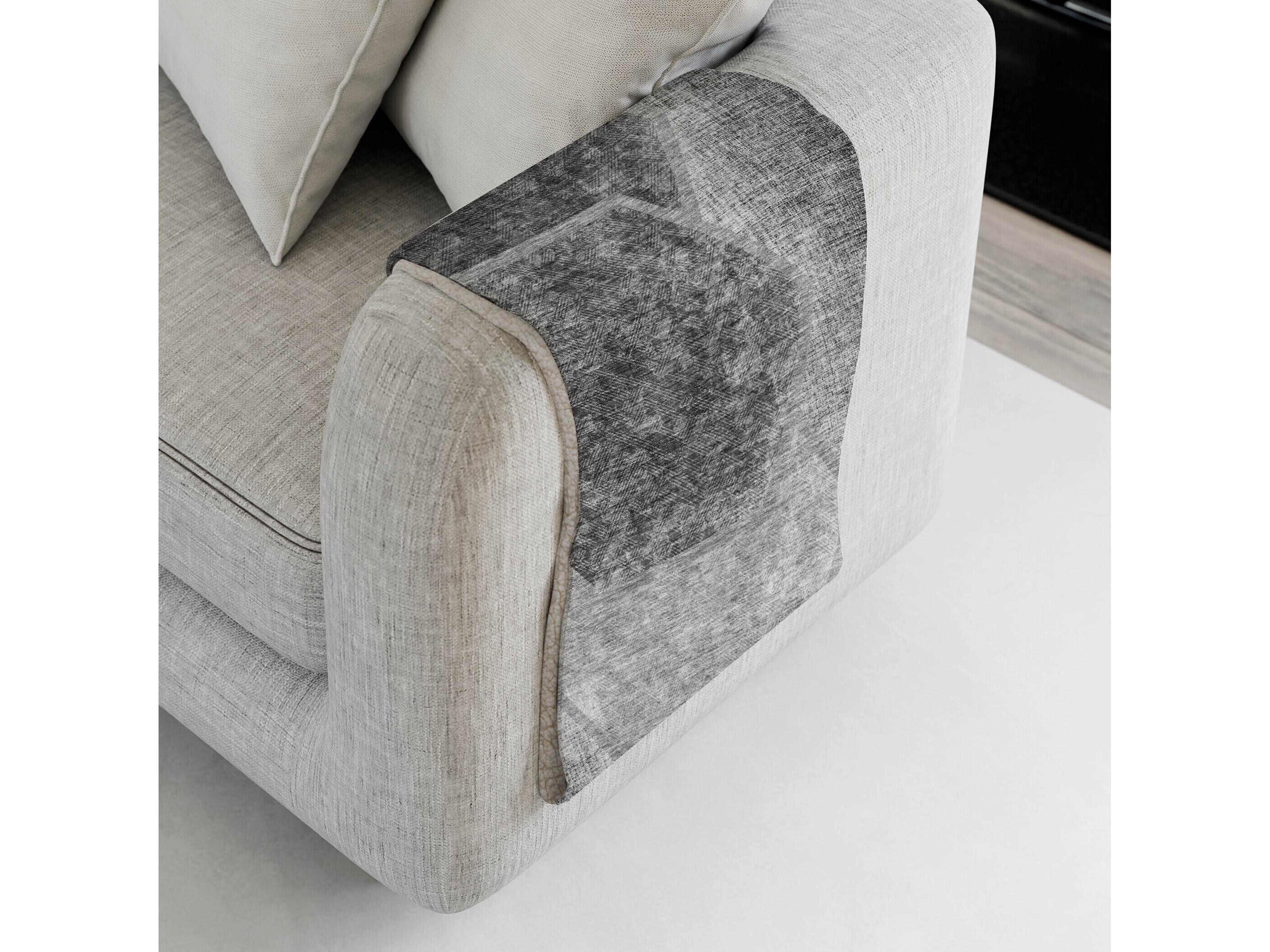 Dalyn Sherpa Gray Polyester Throw